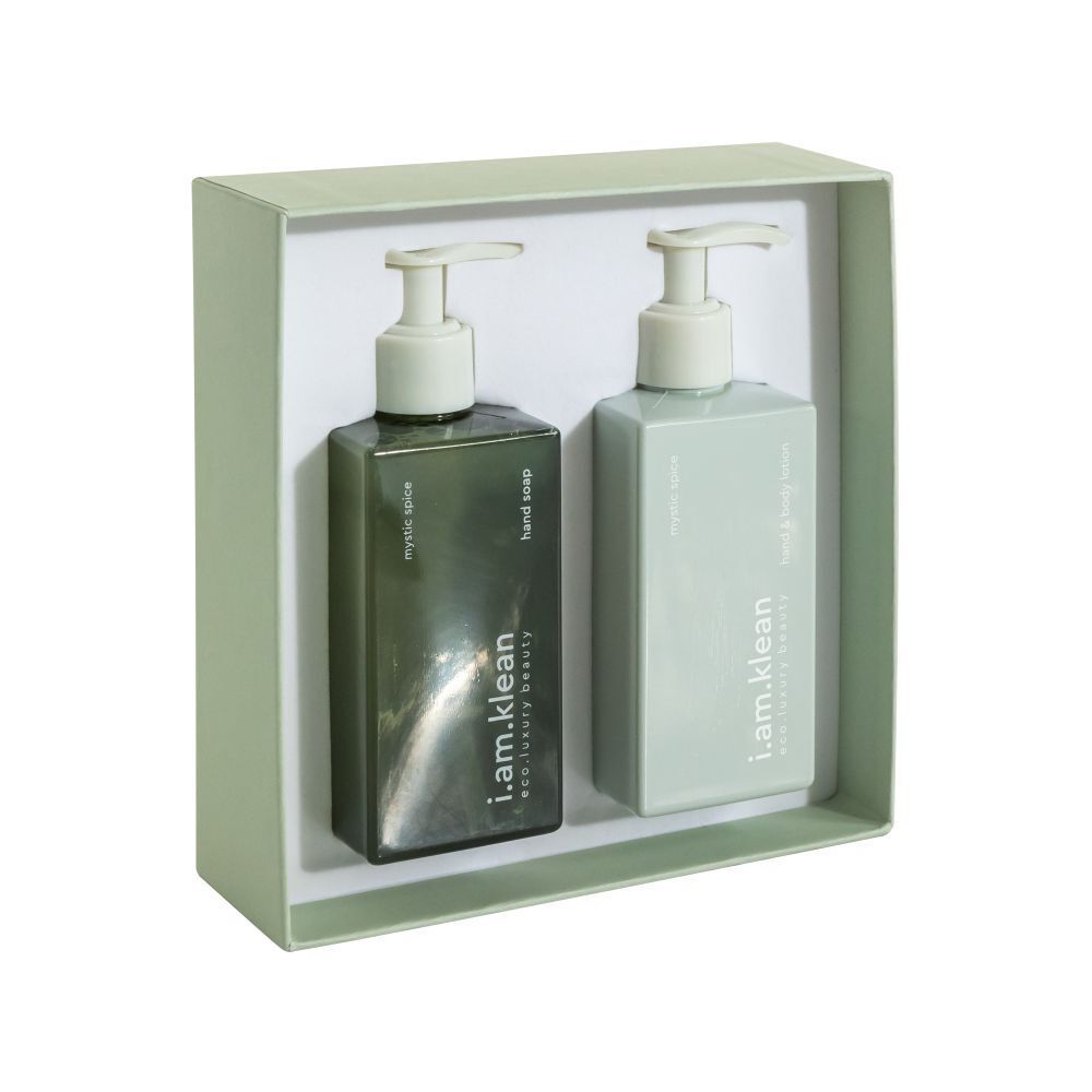 i.am.klean Coffret Cadeau Savon pour les Mains et Lorion Corporelle Mystic Spice