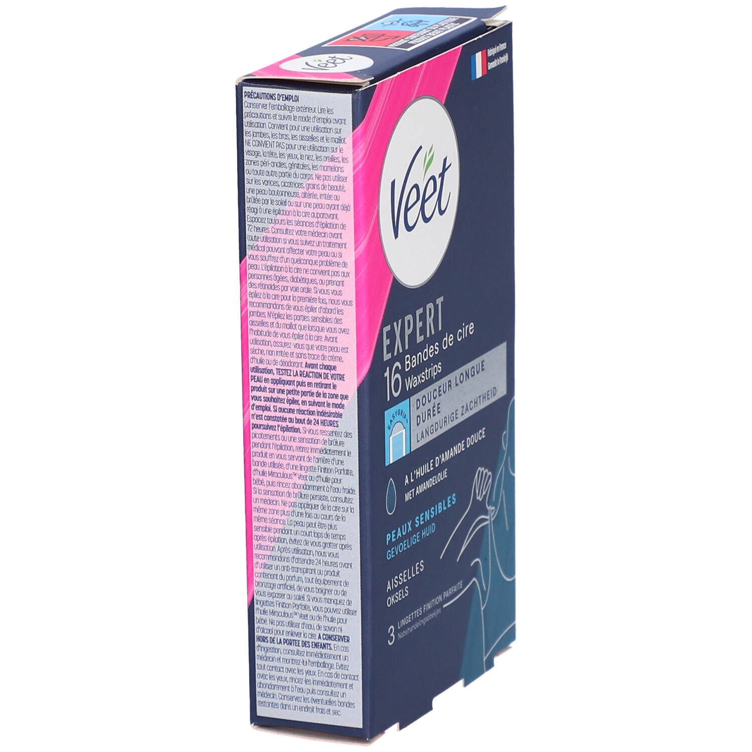 Veet Expert 16 bandes de cire