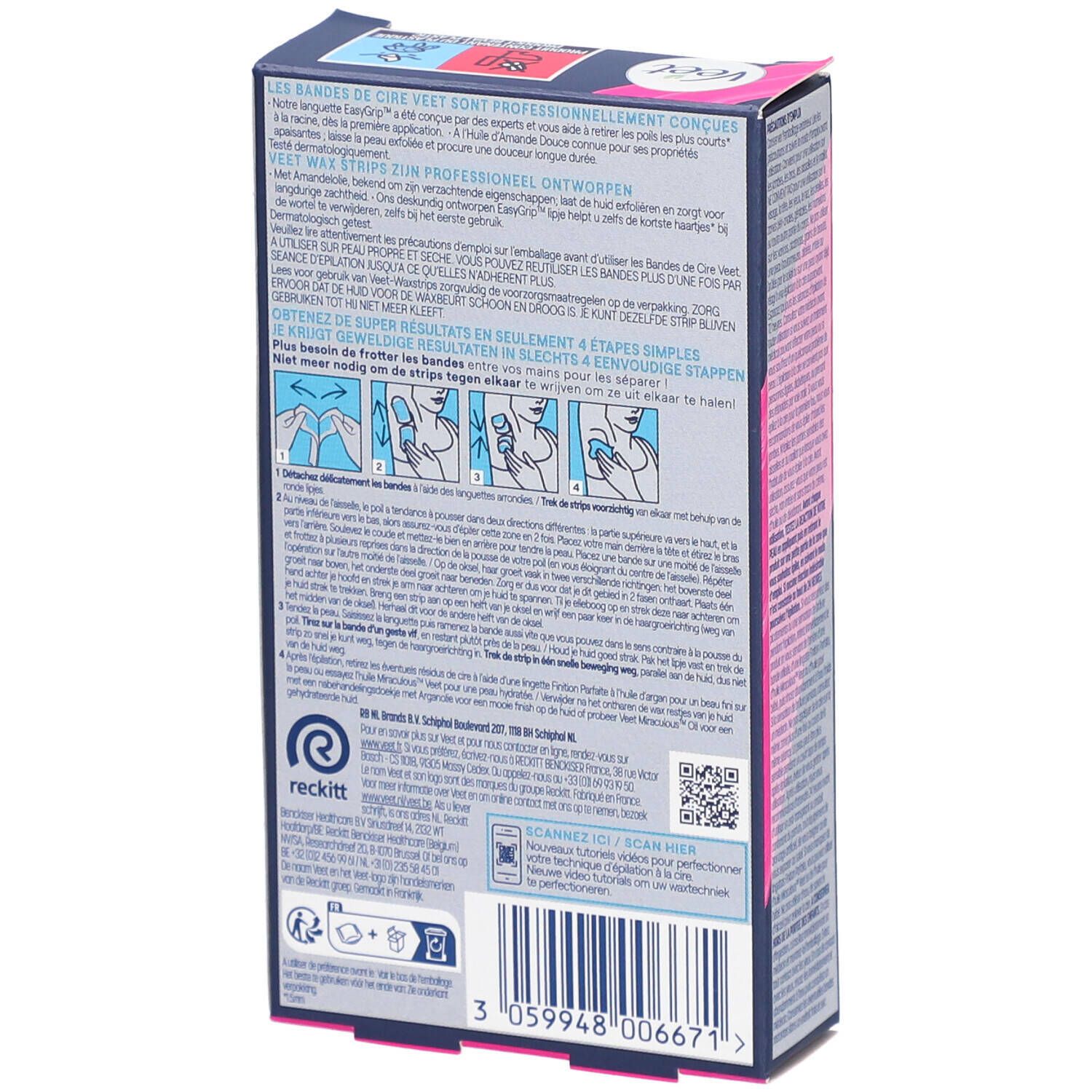 Veet Expert 16 bandes de cire