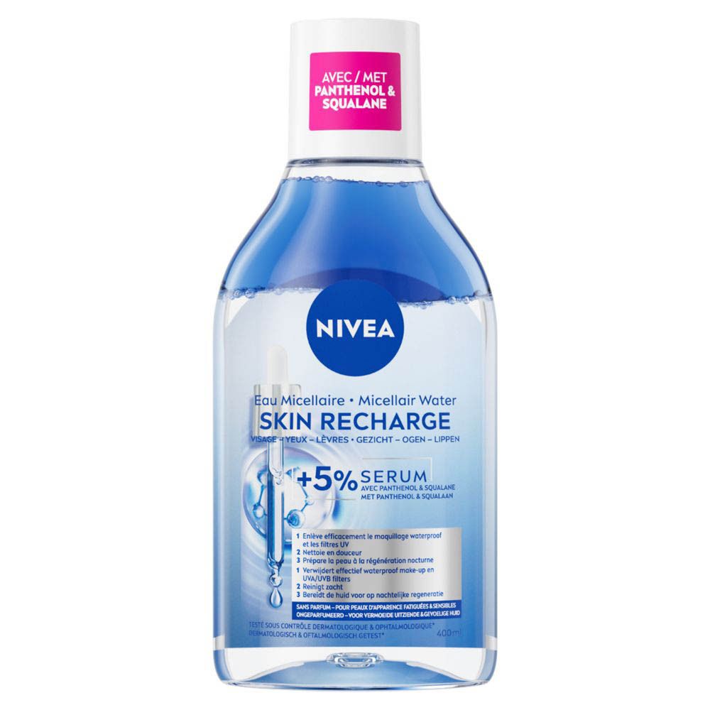 Eau micellaire Nivea Skin Recharge avec sérum, 400ml.
