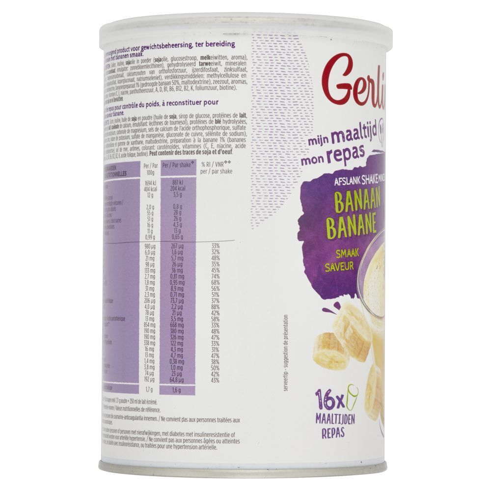 Gerlinéa Shake Minceur Saveur Banane