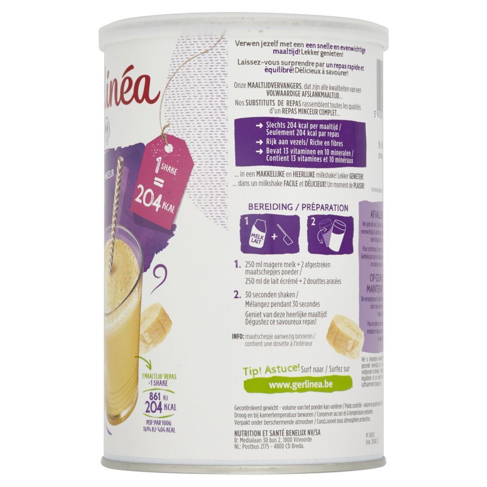 Gerlinéa Shake Minceur Saveur Banane