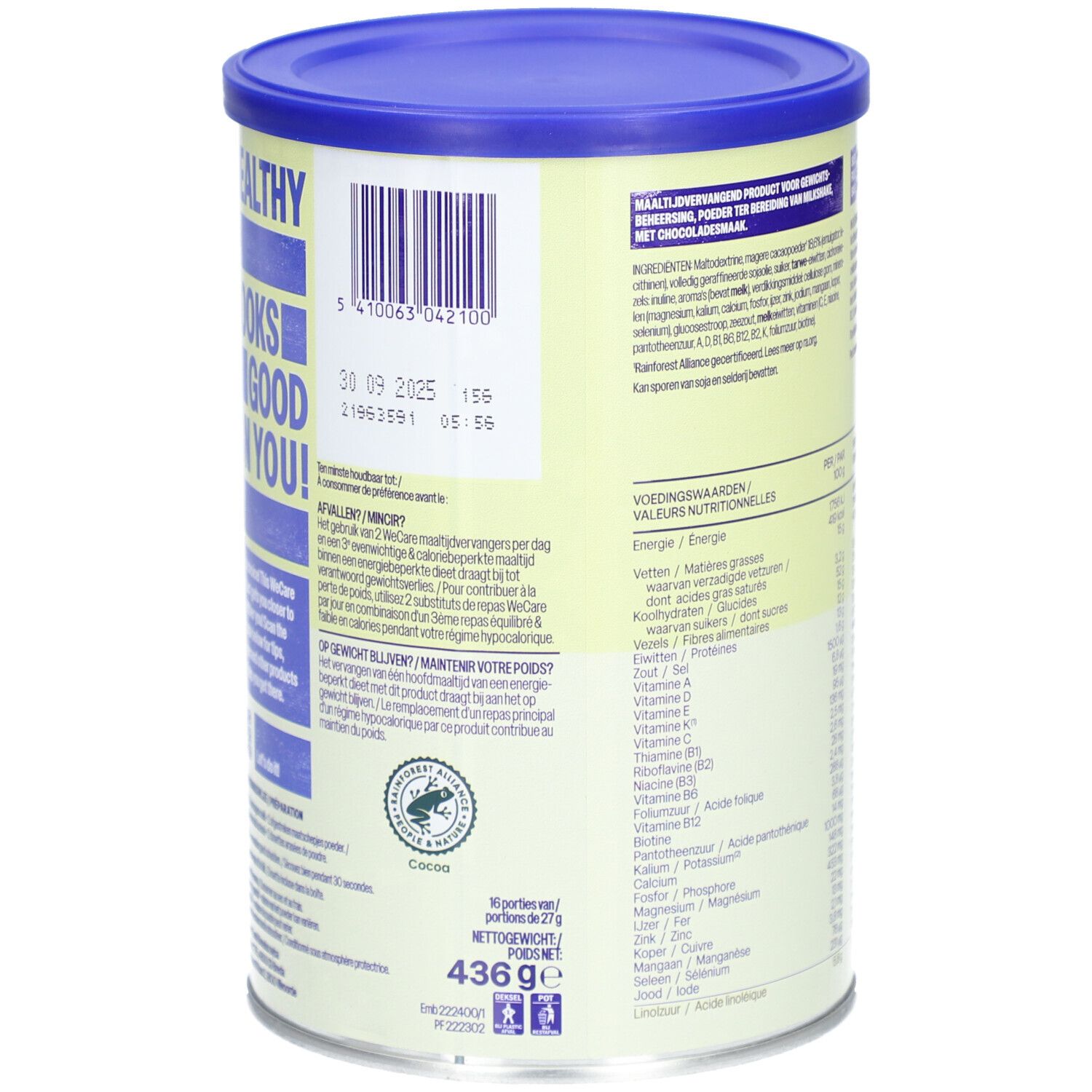 We Care Meal Replacement Shake Chocolate