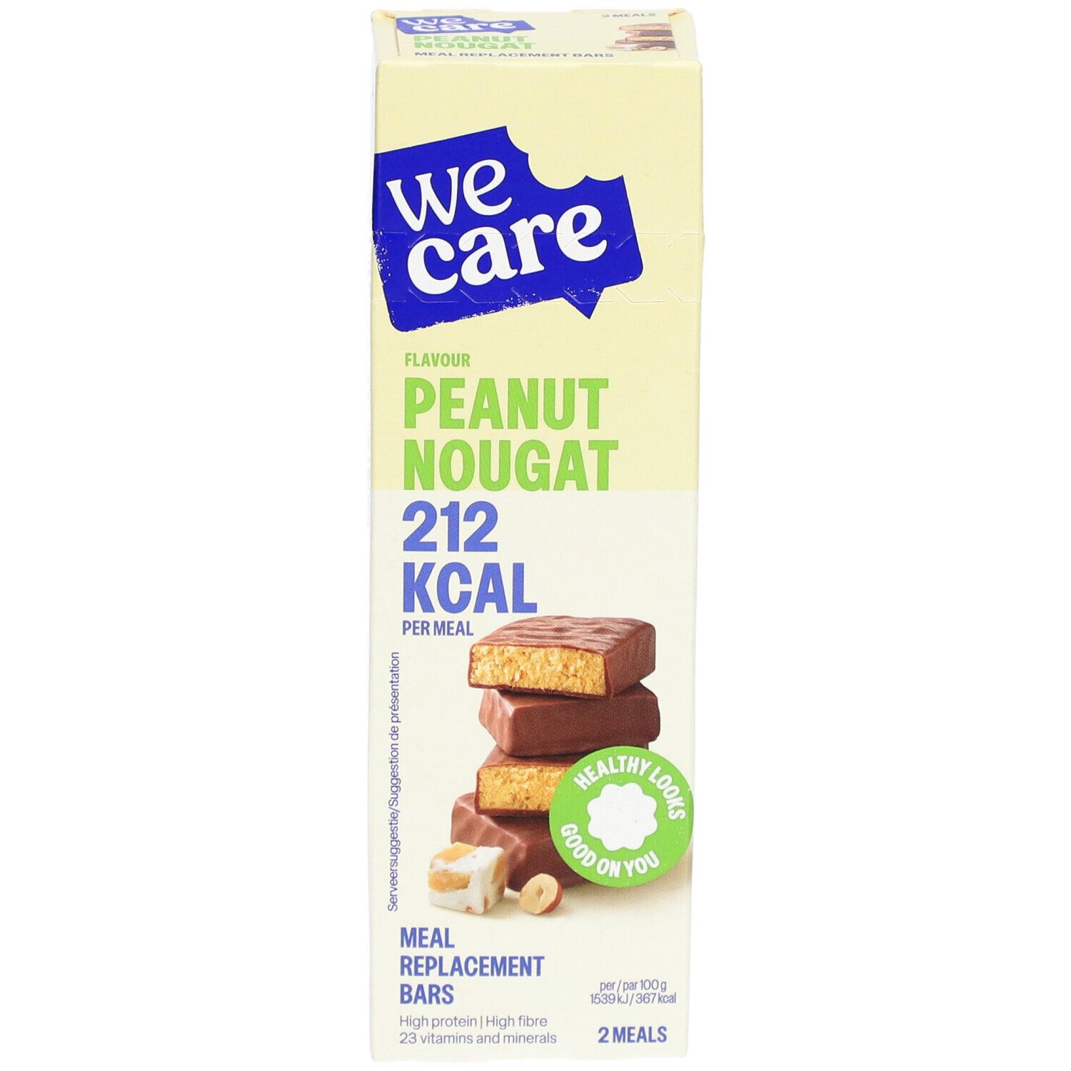 We CareMeal Replacement Bars Peanut Nougat