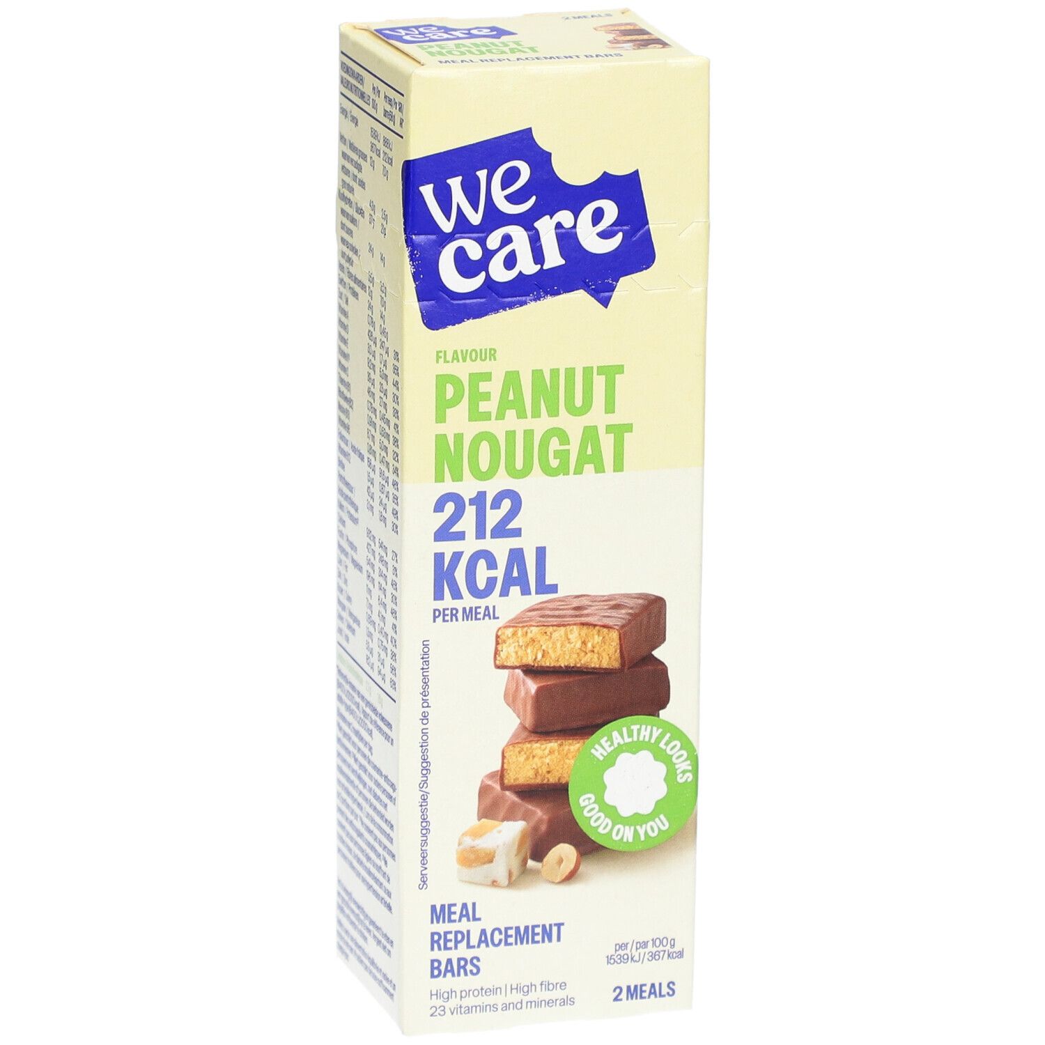 We CareMeal Replacement Bars Peanut Nougat