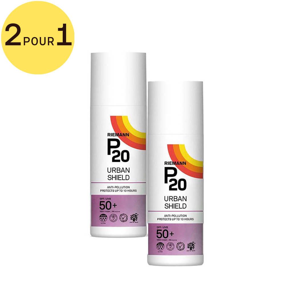 P20 Urban Shield Crème Solaire SPF50+