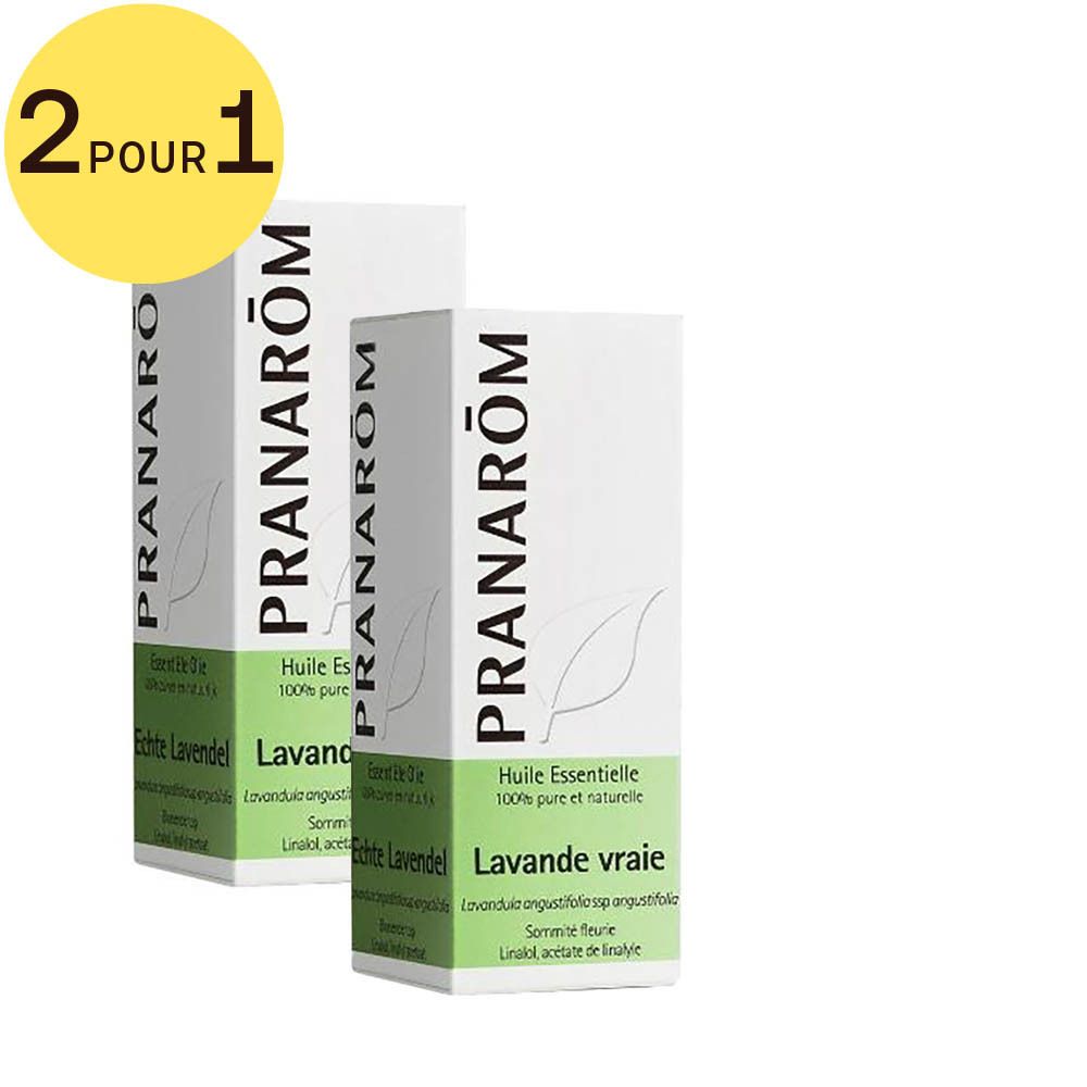 PRANARÔM - Lavande Vraie - Huile Essentielle Chémotypée - Sommeil & Équilibre Émotionnel - 100 % Pure Et Naturelle - HECT - 10 ml