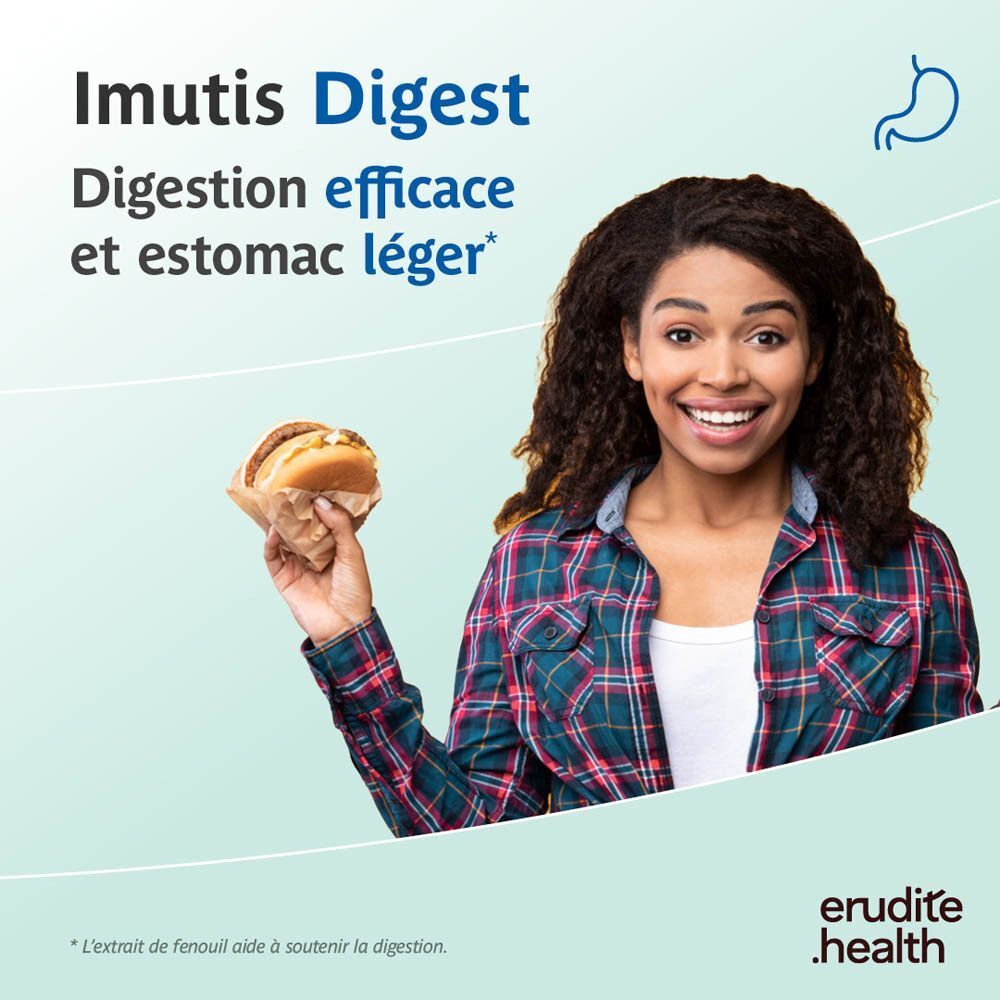 Imutis Digest : Digestion efficace et estomac léger.