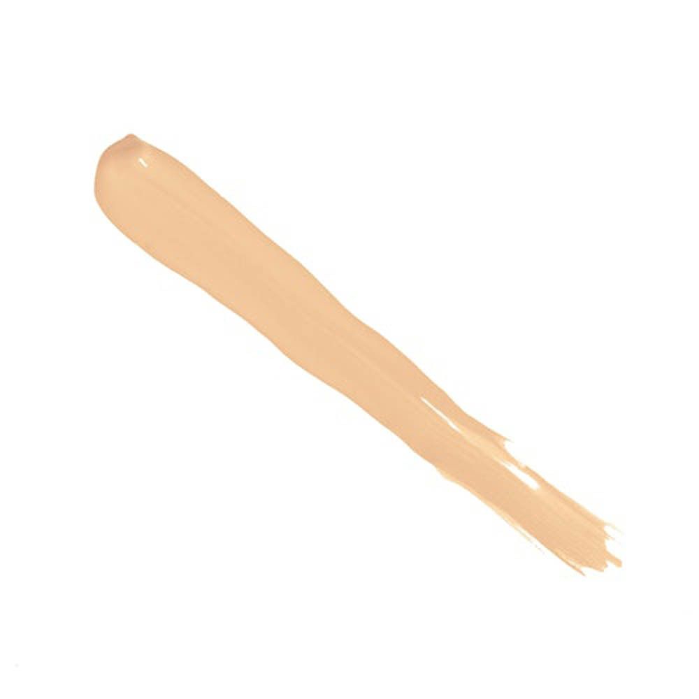 Échantillon de correcteur. Couleur beige, appliqué en une ligne diagonale.