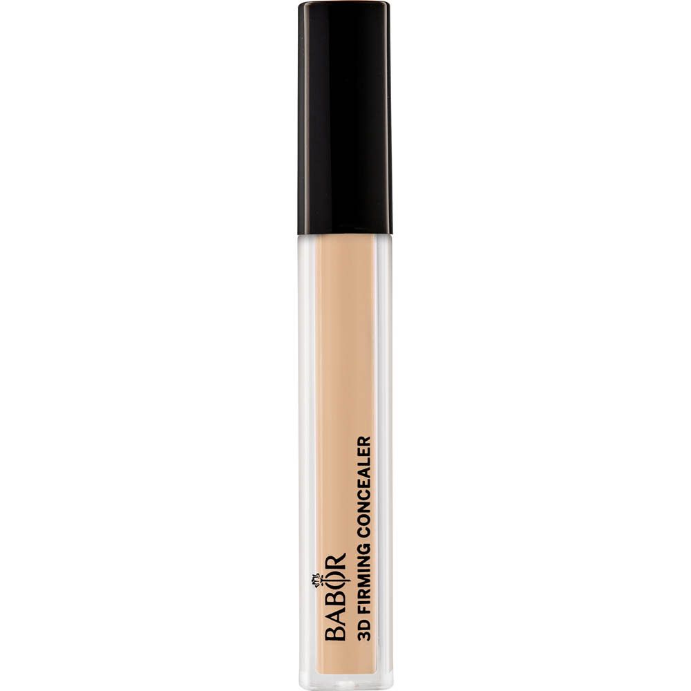 Correcteur Babor 3D Straffender. Correcteur beige dans un flacon transparent avec bouchon noir.