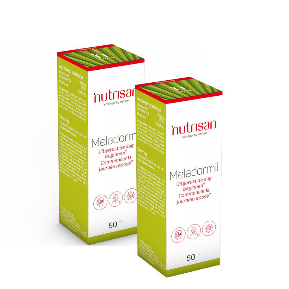 Deux boîtes avec nom et logo du produit. Une affiche "1+1 GRATUIT".