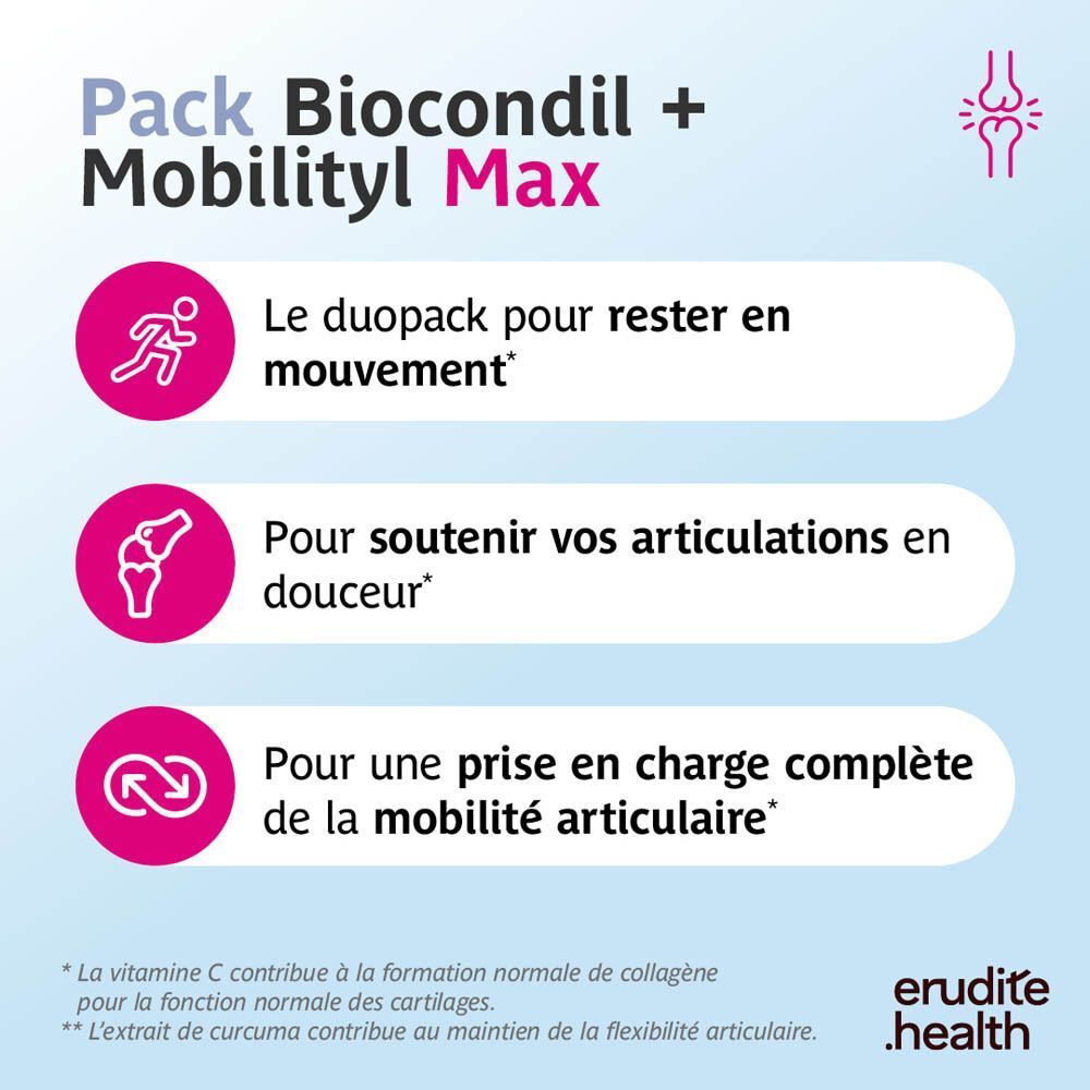 Trenker Biocondil + Mobilityl Max : Le duopack pour rester en mouvement.