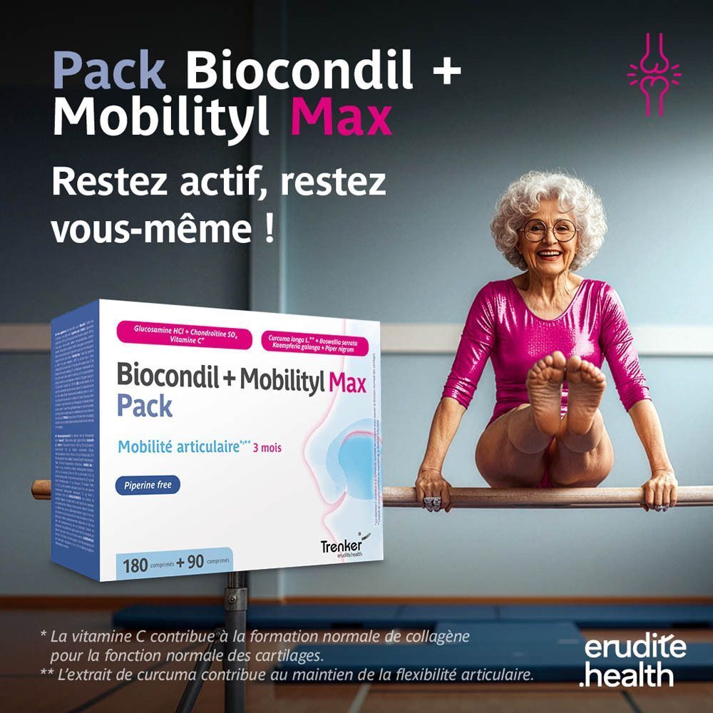 Trenker Biocondil + Mobilityl Max : Restez actif, restez vous-même !