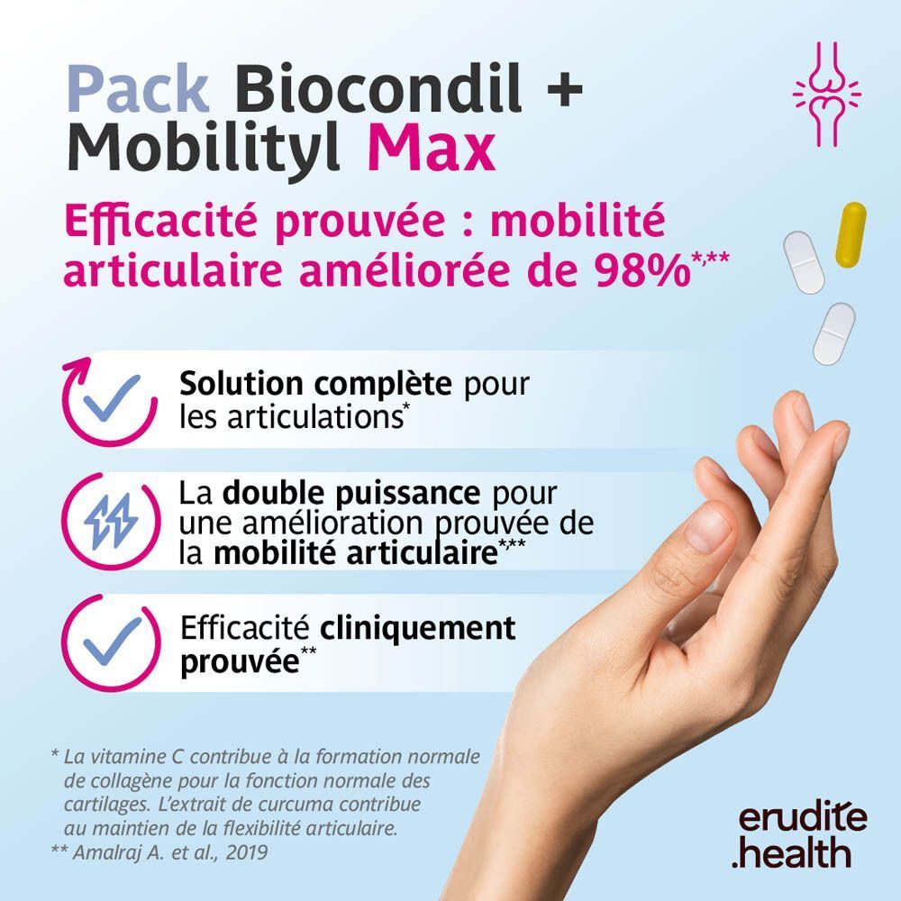 Trenker Biocondil + Mobilityl Max : Efficacité prouvée : mobilité articulaire améliorée.