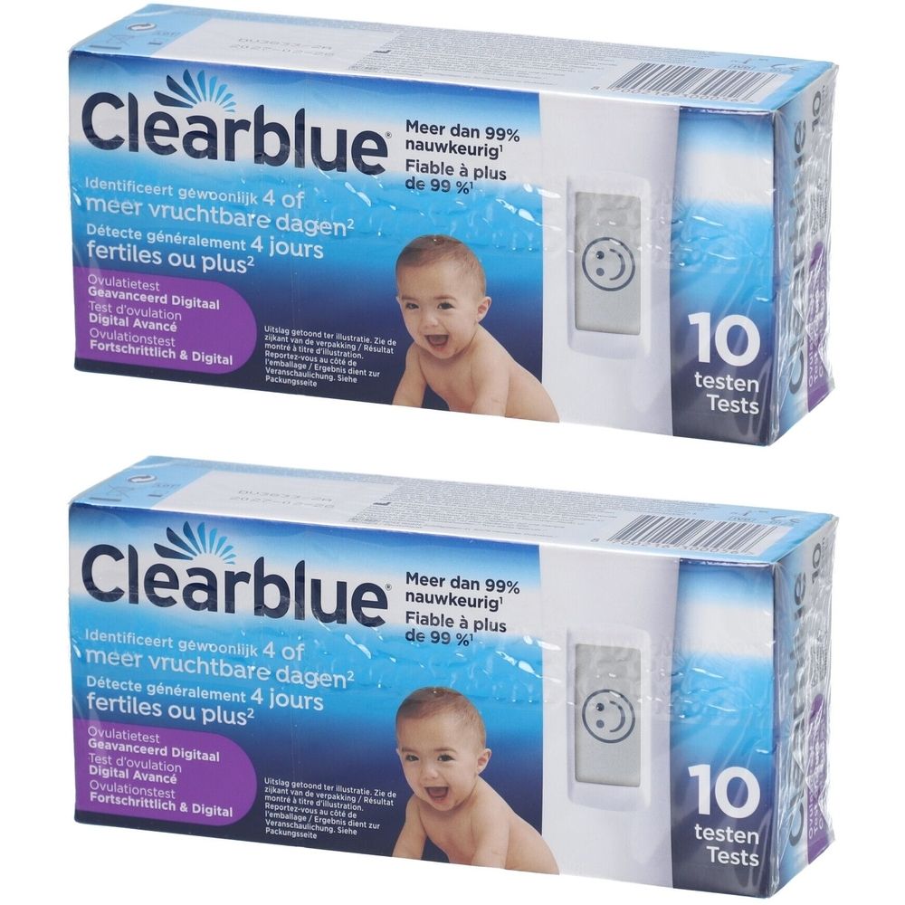 CLEARBLUE® Test d'Ovulation Digital Avancé