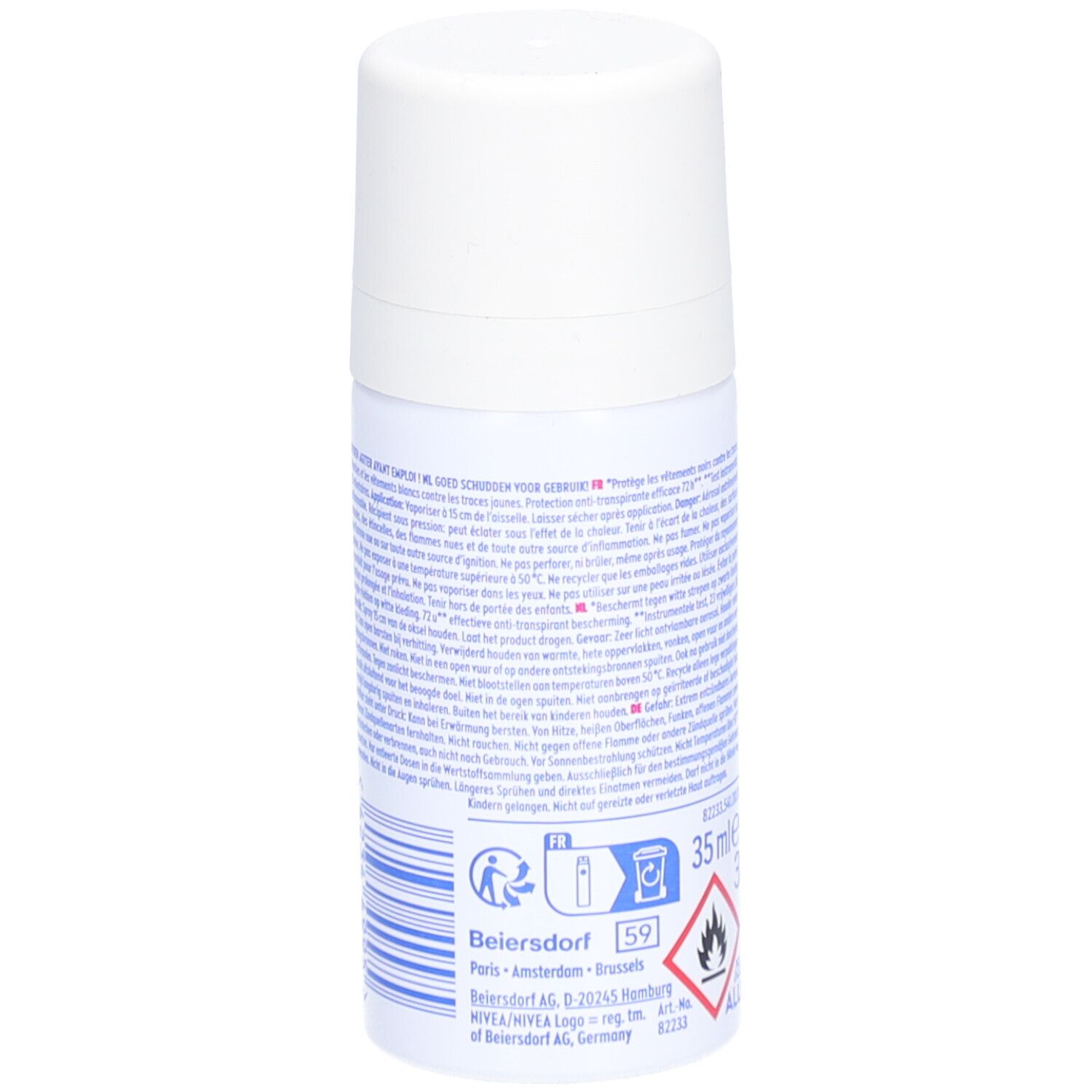 NIVEA Déodorant Black & White Invisible