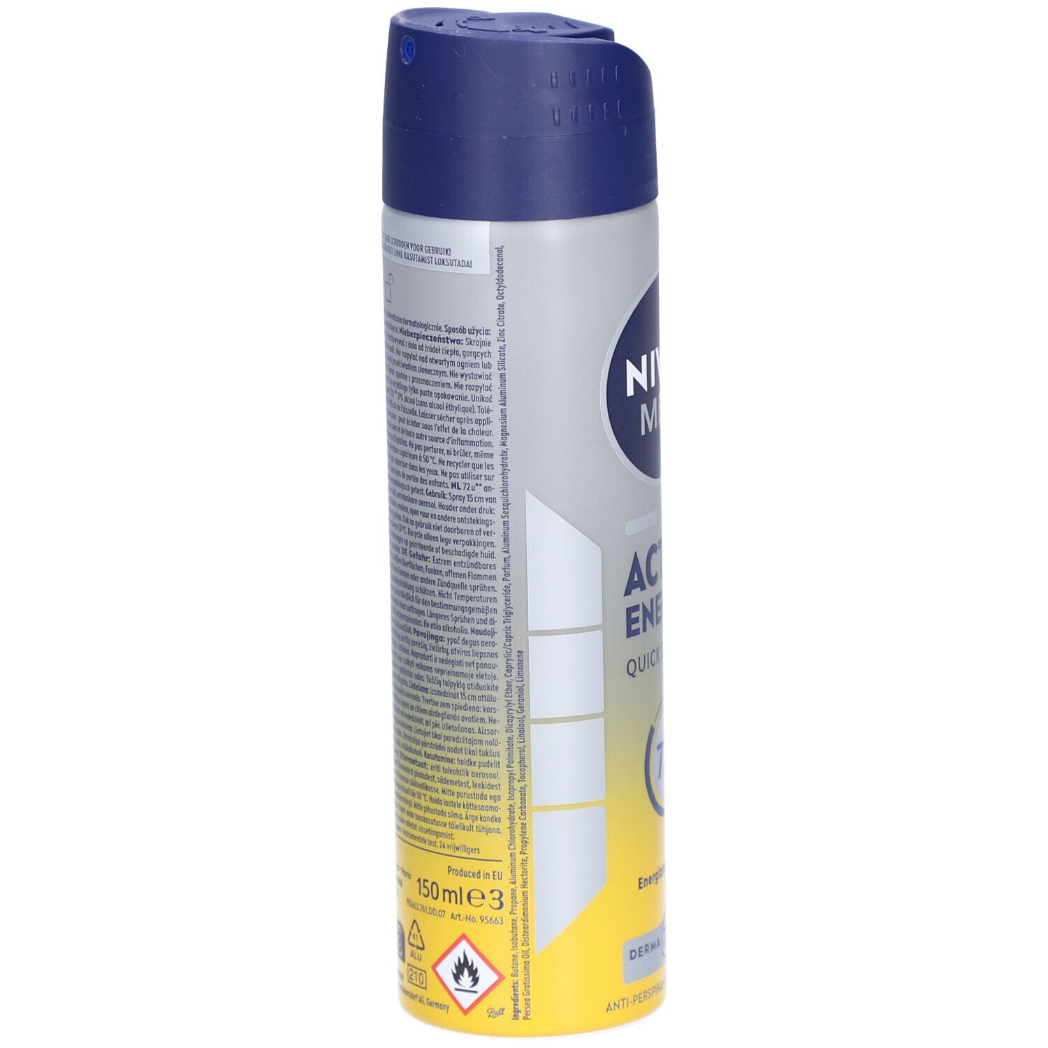 Nivea Men Déodorant Spray Active Energy