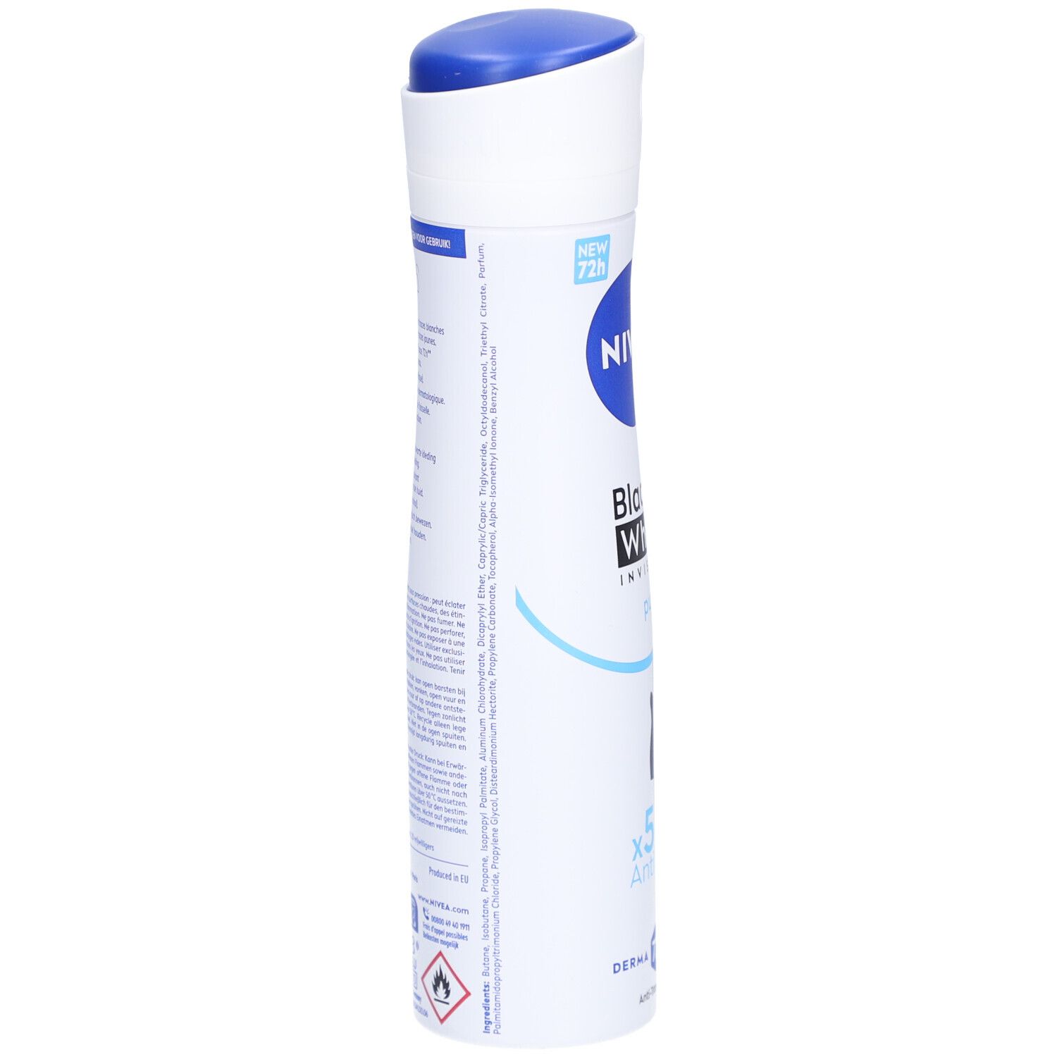 NIVEA Déodorant Spray Black & White Invisible Pure
