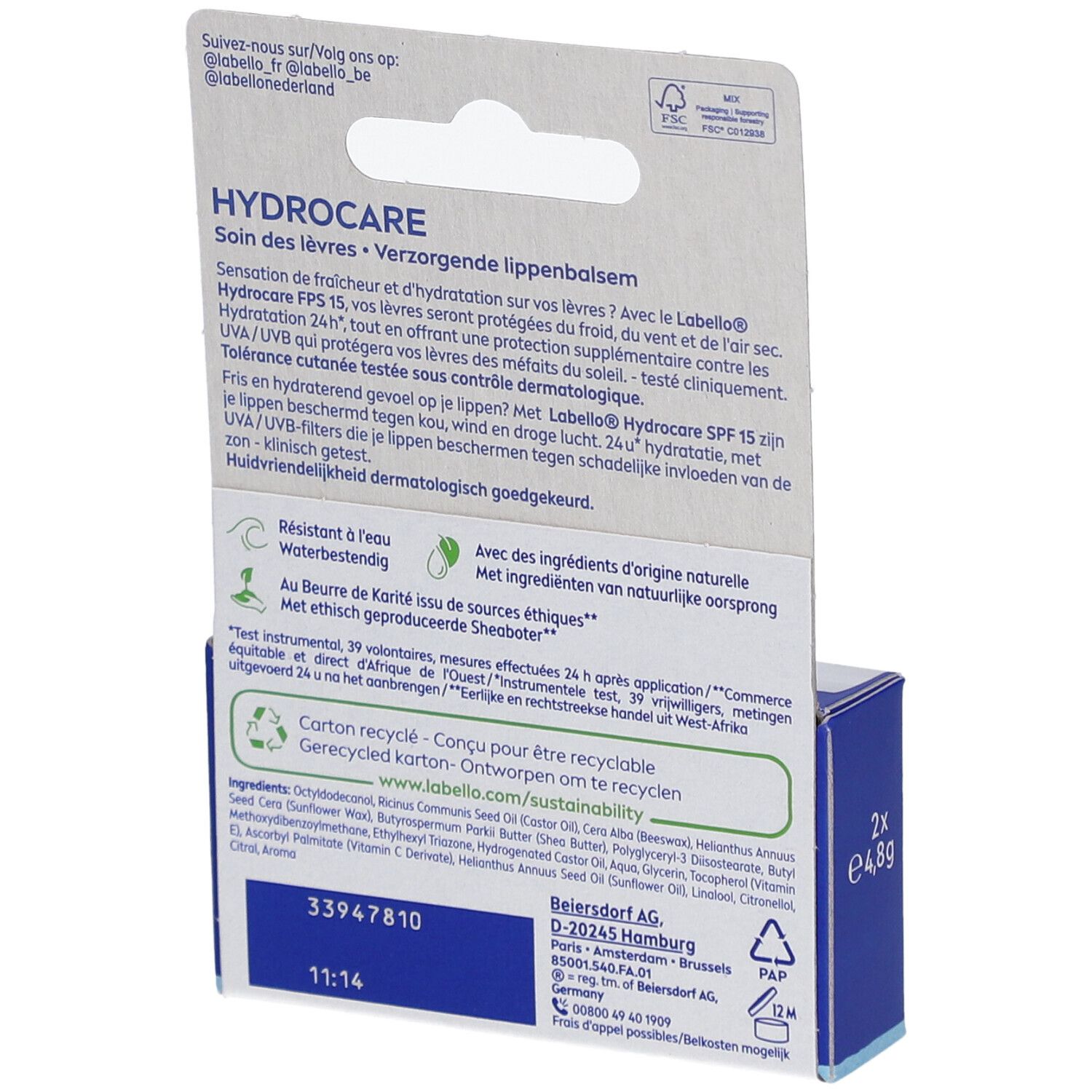 LABELLO HydroCare x2
