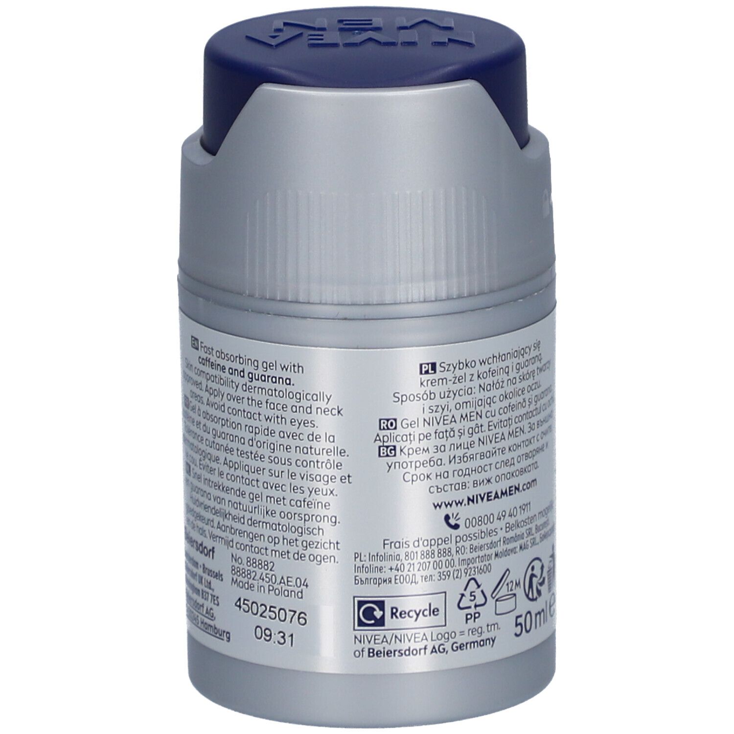 NIVEA Men Gel Visage Active Energy