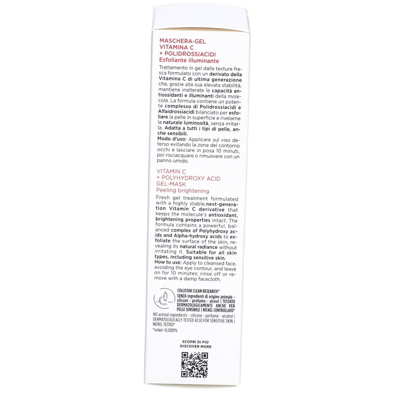 Collistar Gel-Masque Vitamine C + Acides Polyhydroxylés
