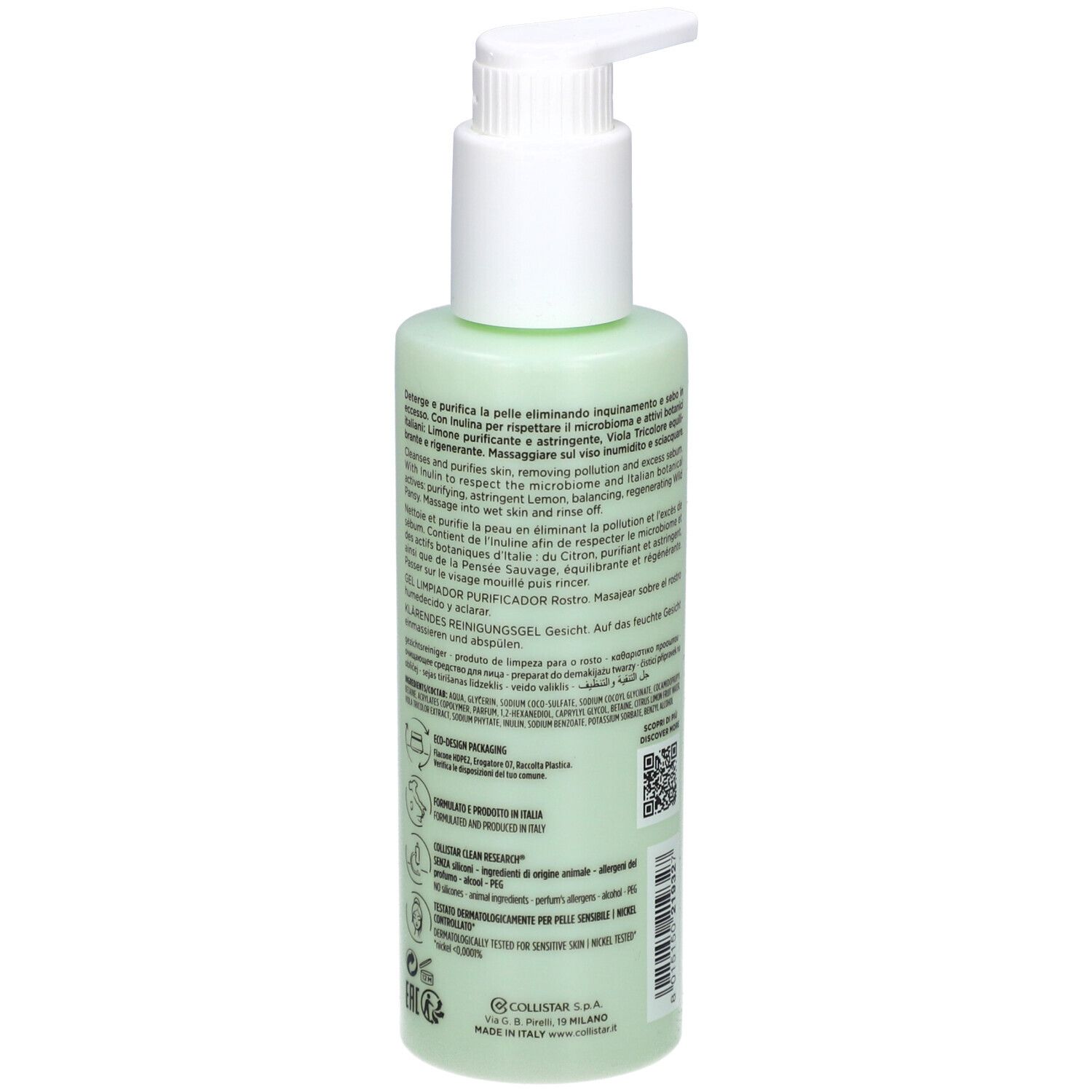 Collistar Gel Nettoyant Purifiant