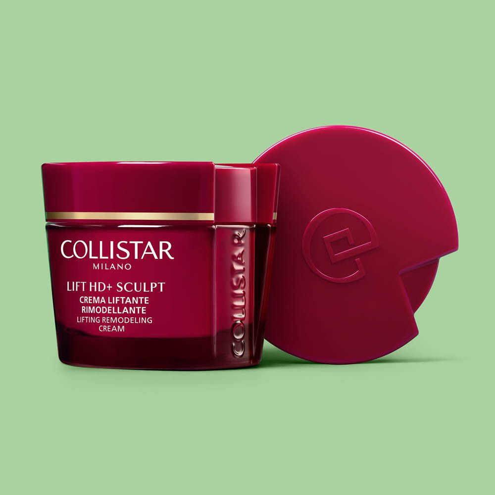 Pot rouge de crème remodelante lifting Collistar, 50ml, avec couvercle.