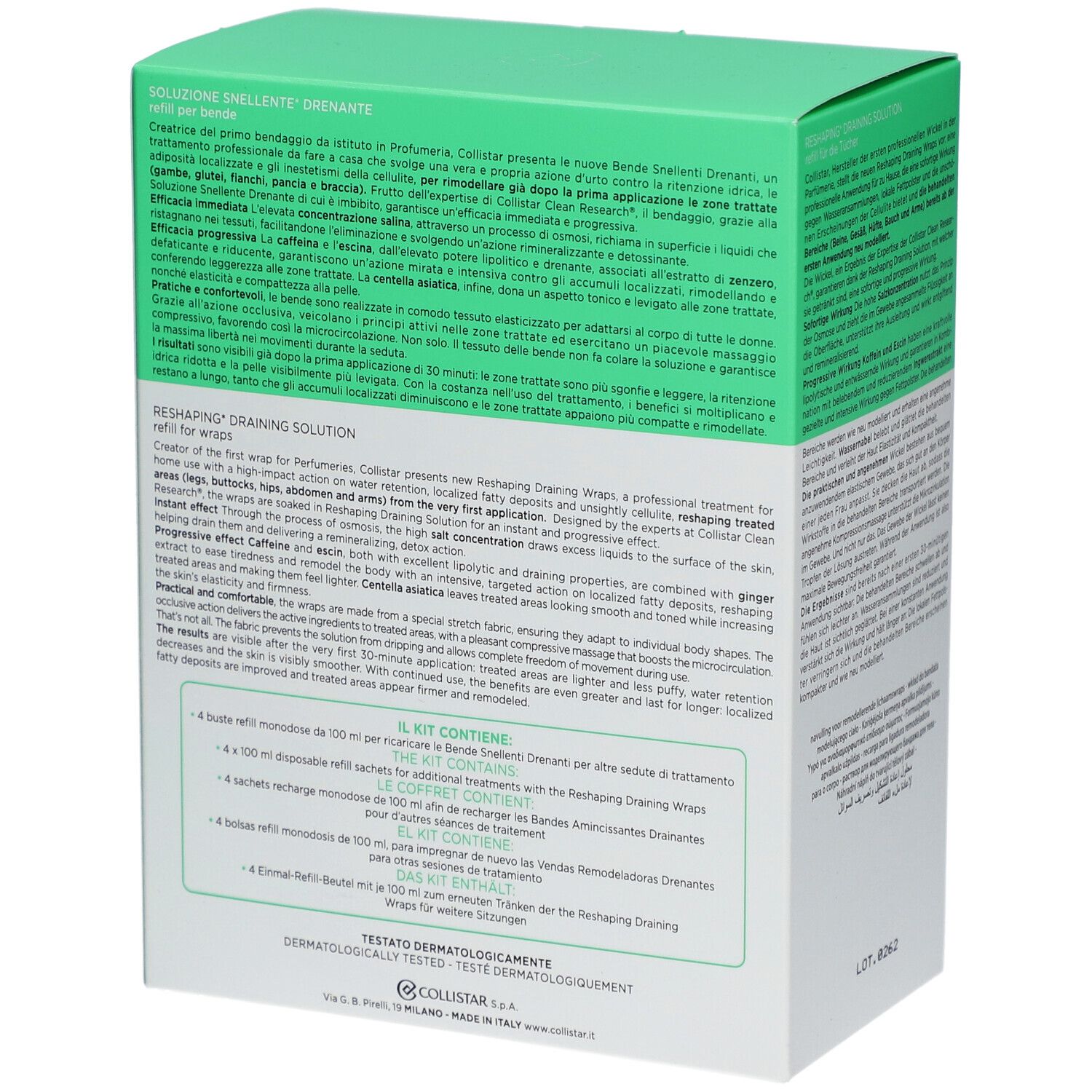 Collistar Bandes Amincissantes Drainants
