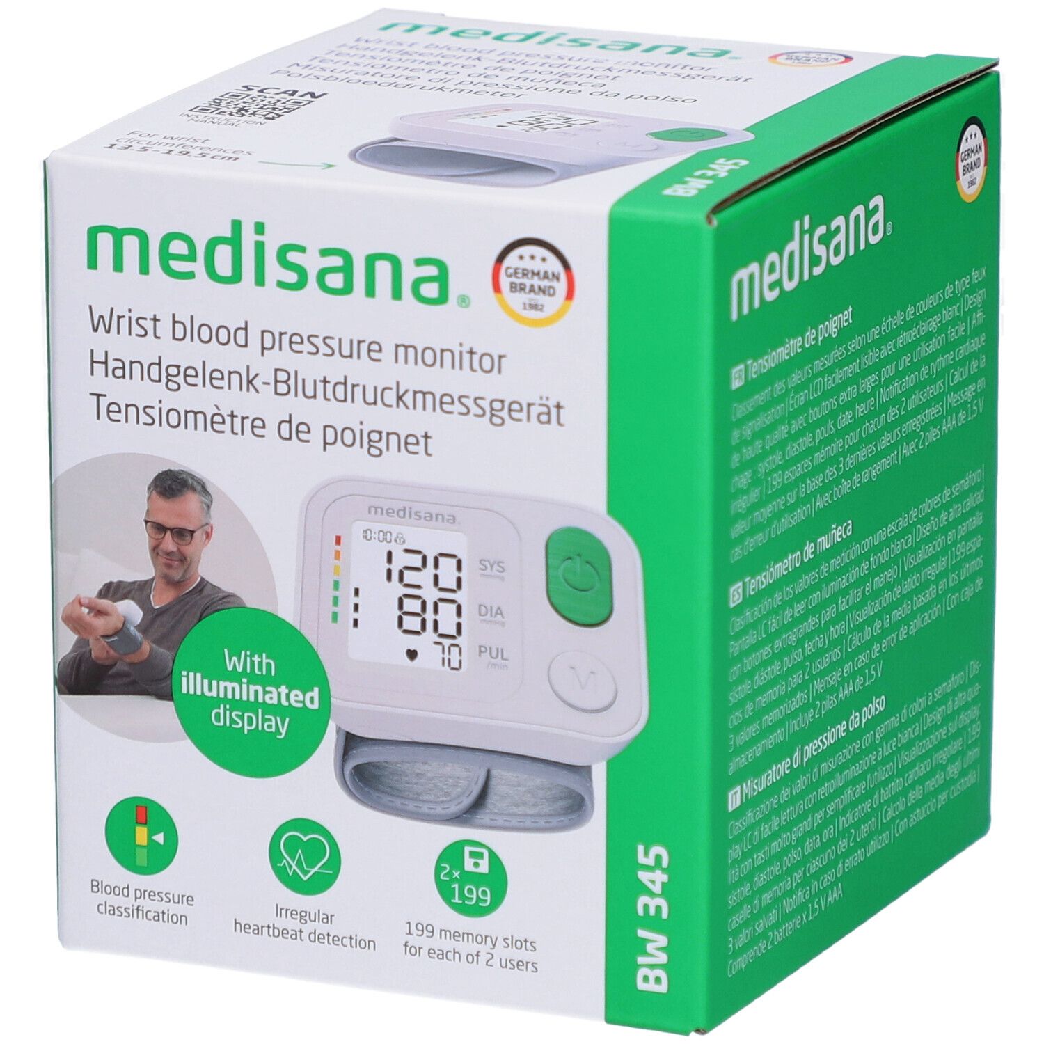 Medisana BW345 Tensiomètre au poignet