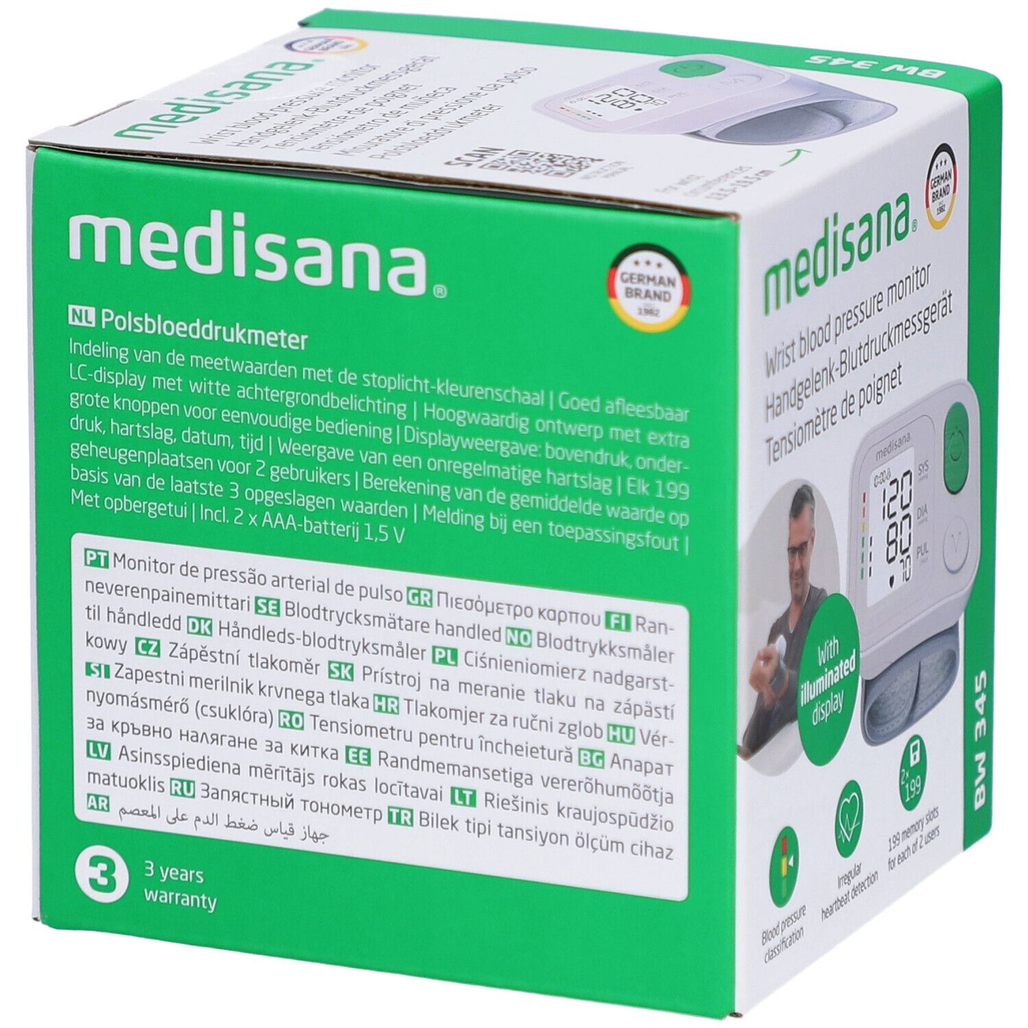 Medisana BW345 Tensiomètre au poignet