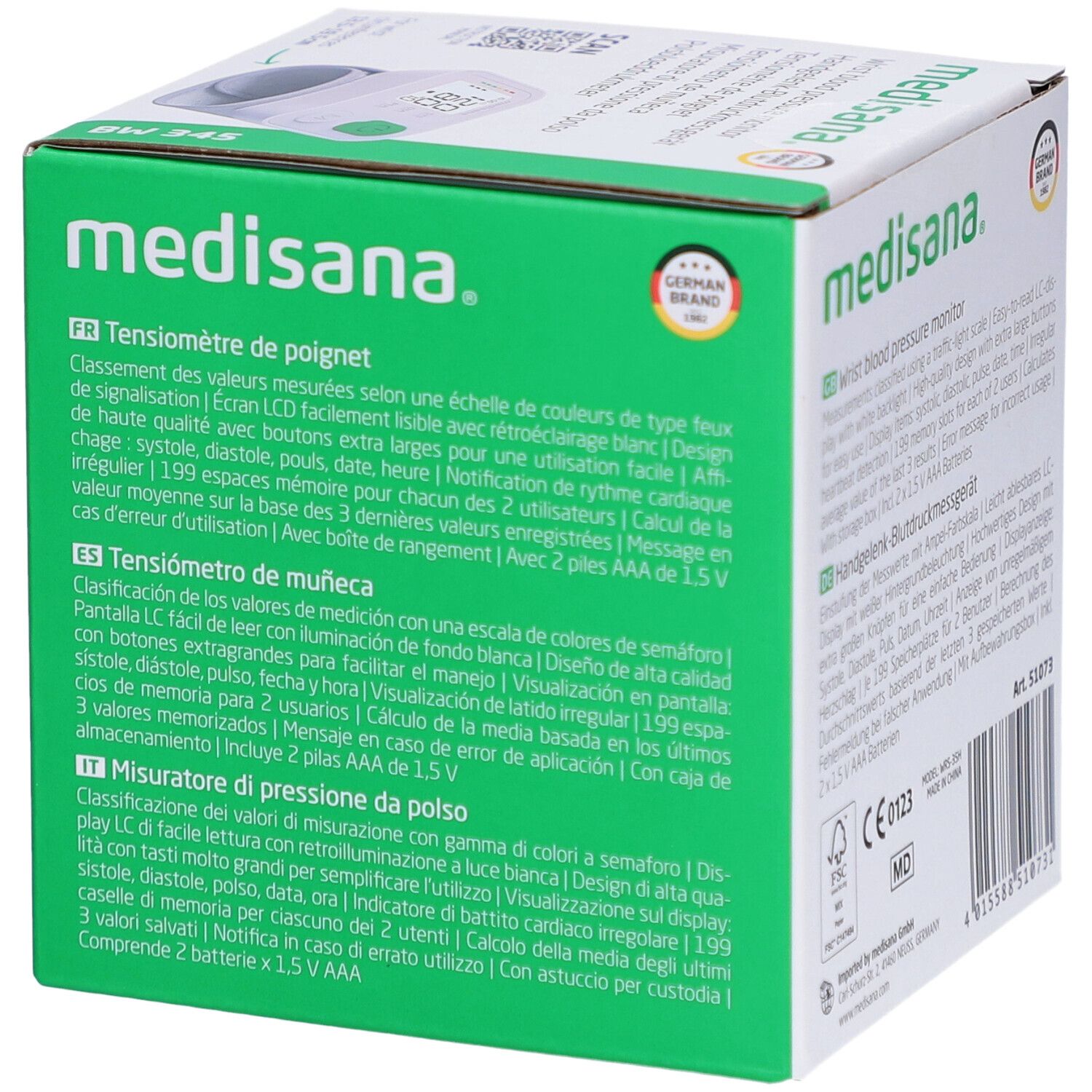 Medisana BW345 Tensiomètre au poignet