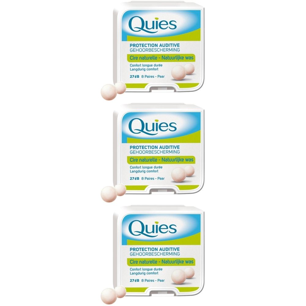 Quies Bouchons d'Oreille Cire Naturelle
