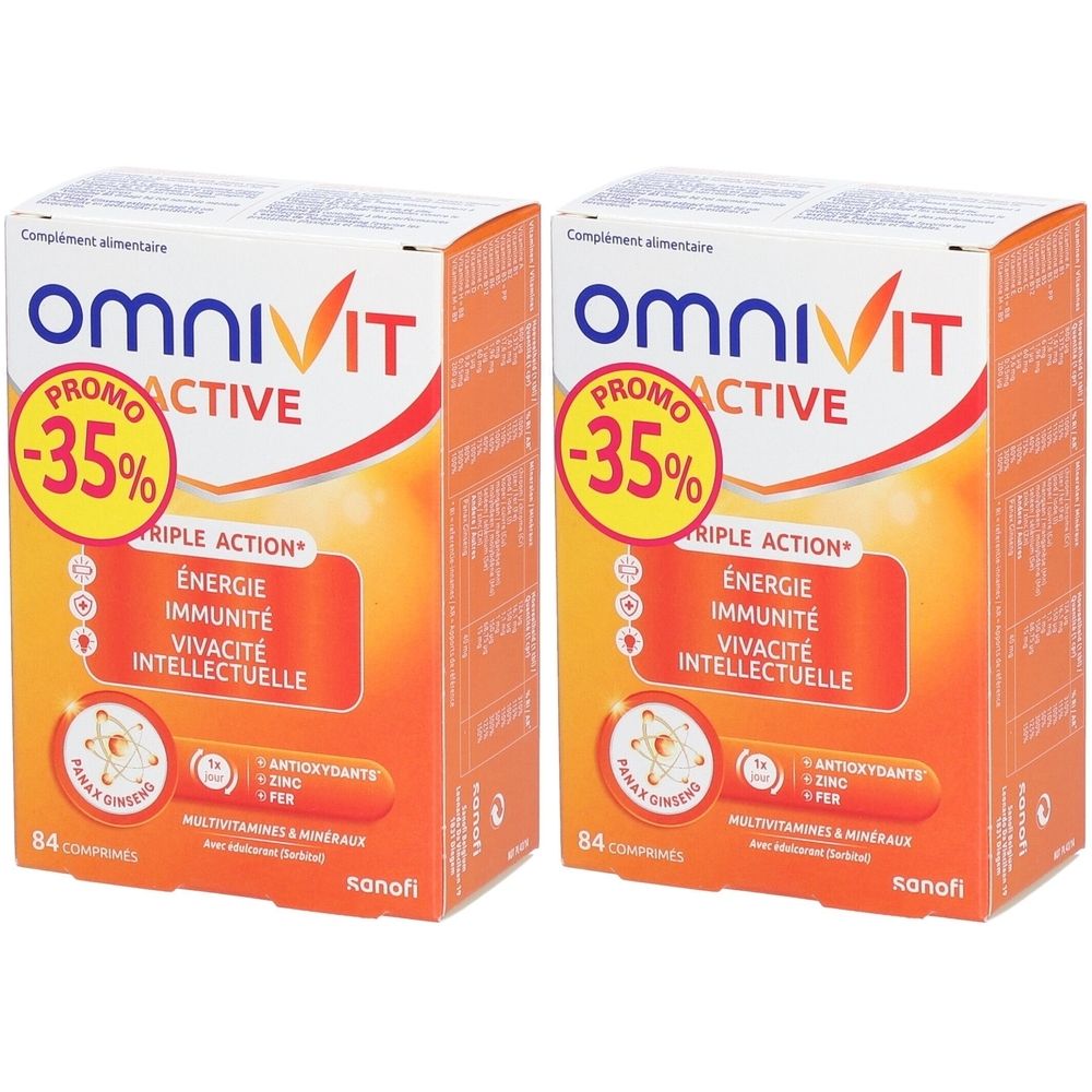 Omnivit Active Verlaagde Prijs Duopack