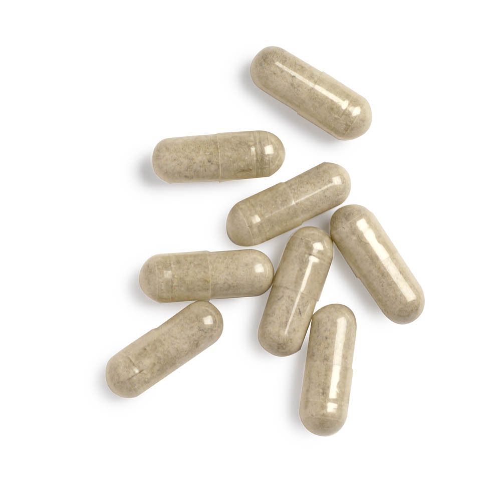 Huit capsules Biotics Research IPS™ sur fond blanc.