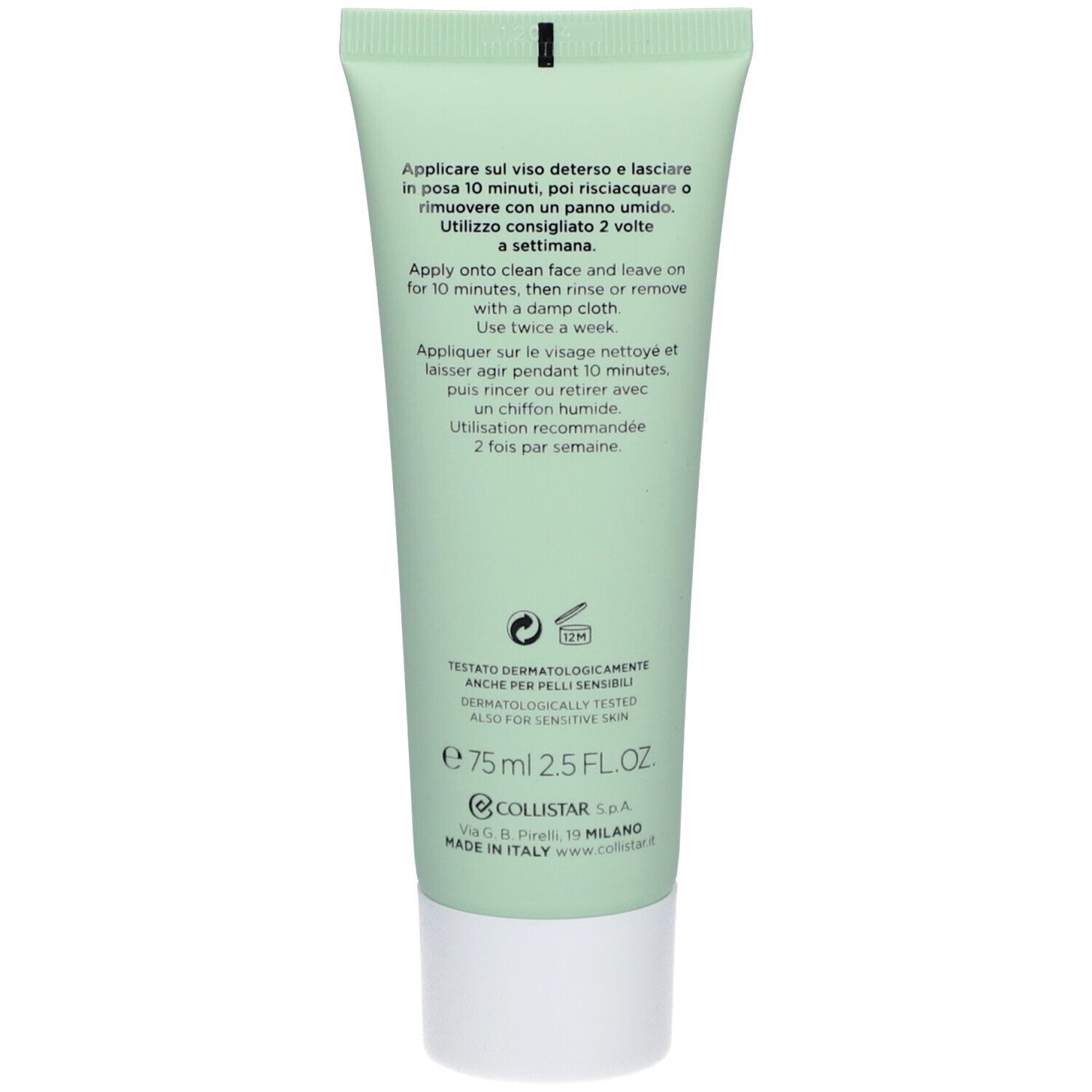 Collistar Masque à l'Argile Acide Salicylique + Zinc PCA