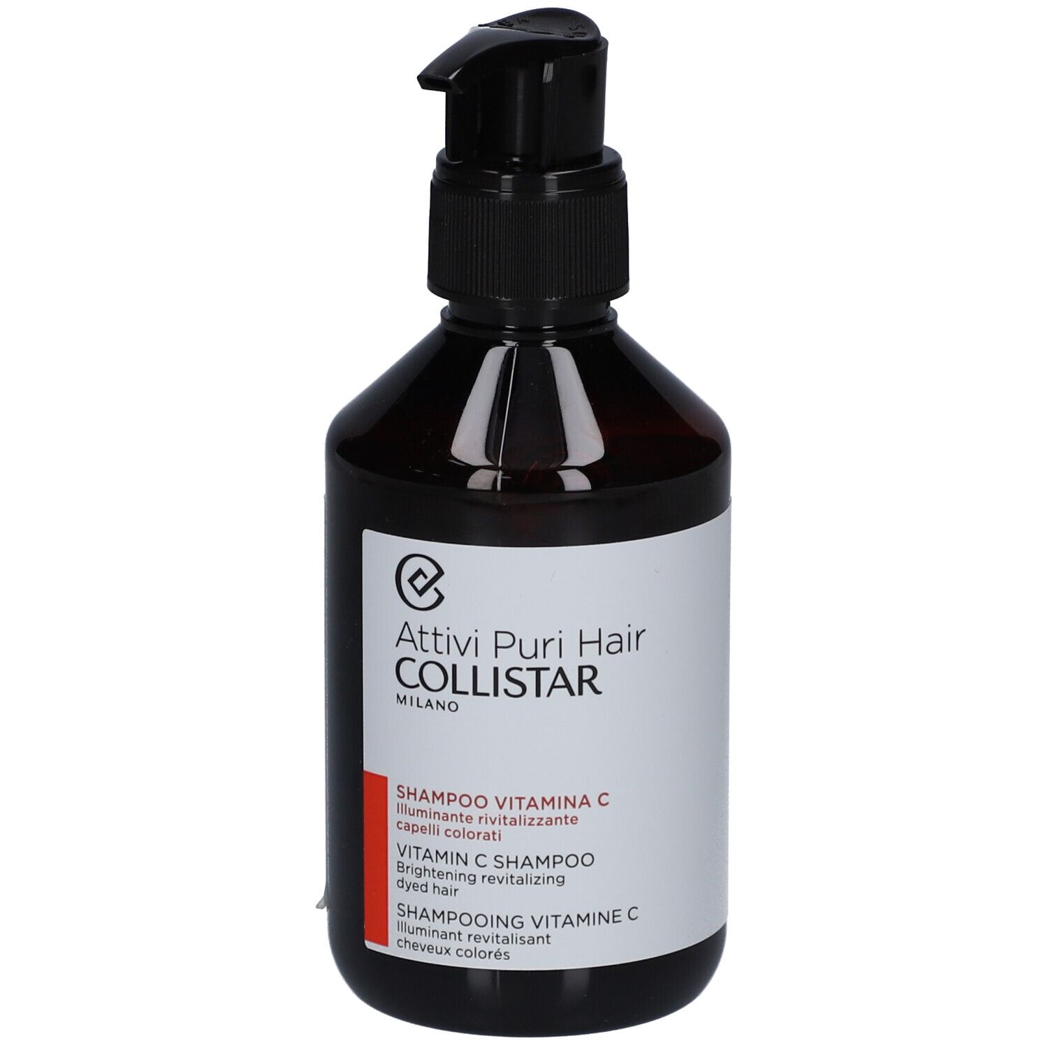 Collistar Shampooing Vitamine C Illuminant revitalisant cheveux colorés