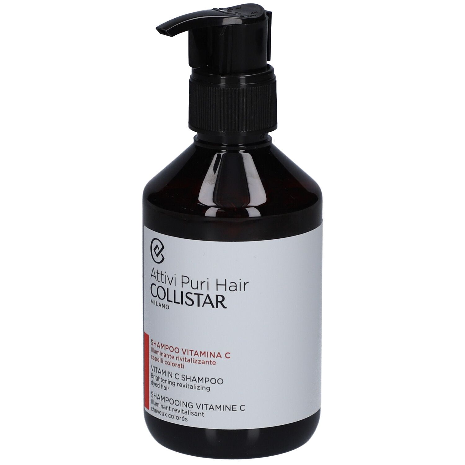 Collistar Shampooing Vitamine C Illuminant revitalisant cheveux colorés