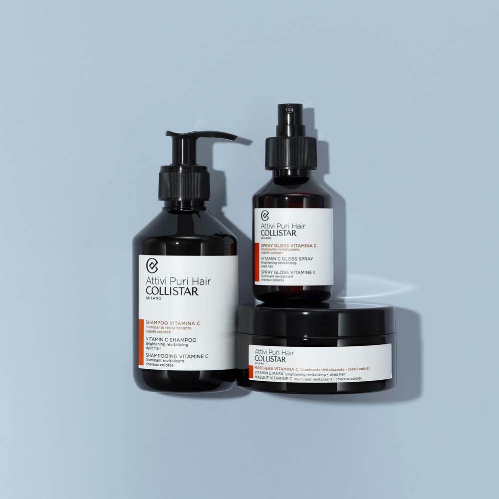 Collistar Shampooing Vitamine C Illuminant revitalisant cheveux colorés