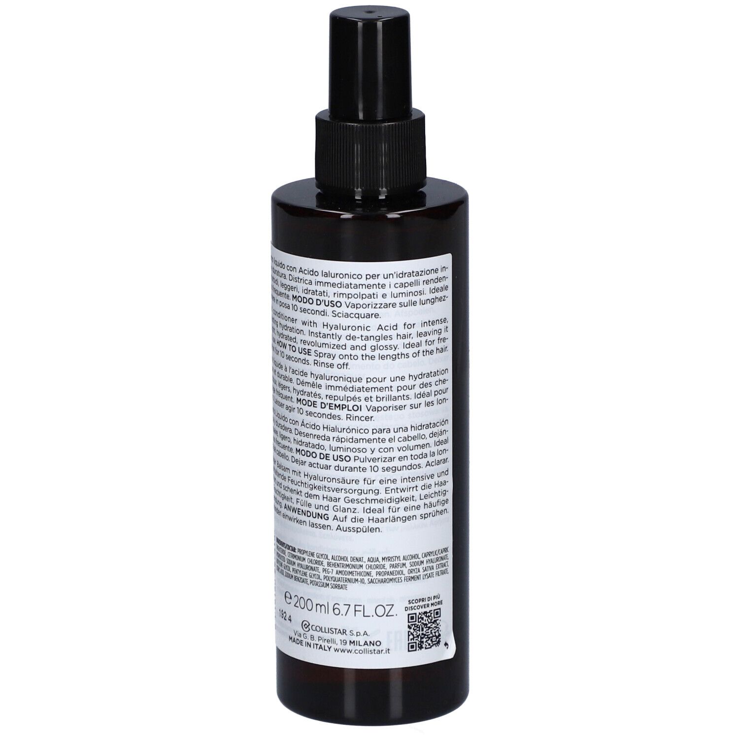 Collistar Après-Shampooing Liquide Acide Hyaluronique