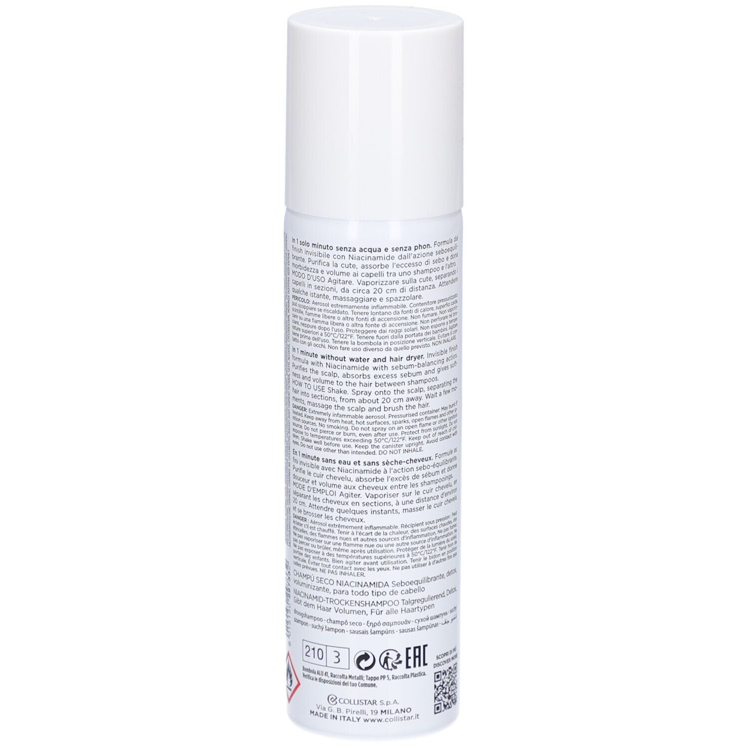 Collistar Shampooing Sec Niacinamide