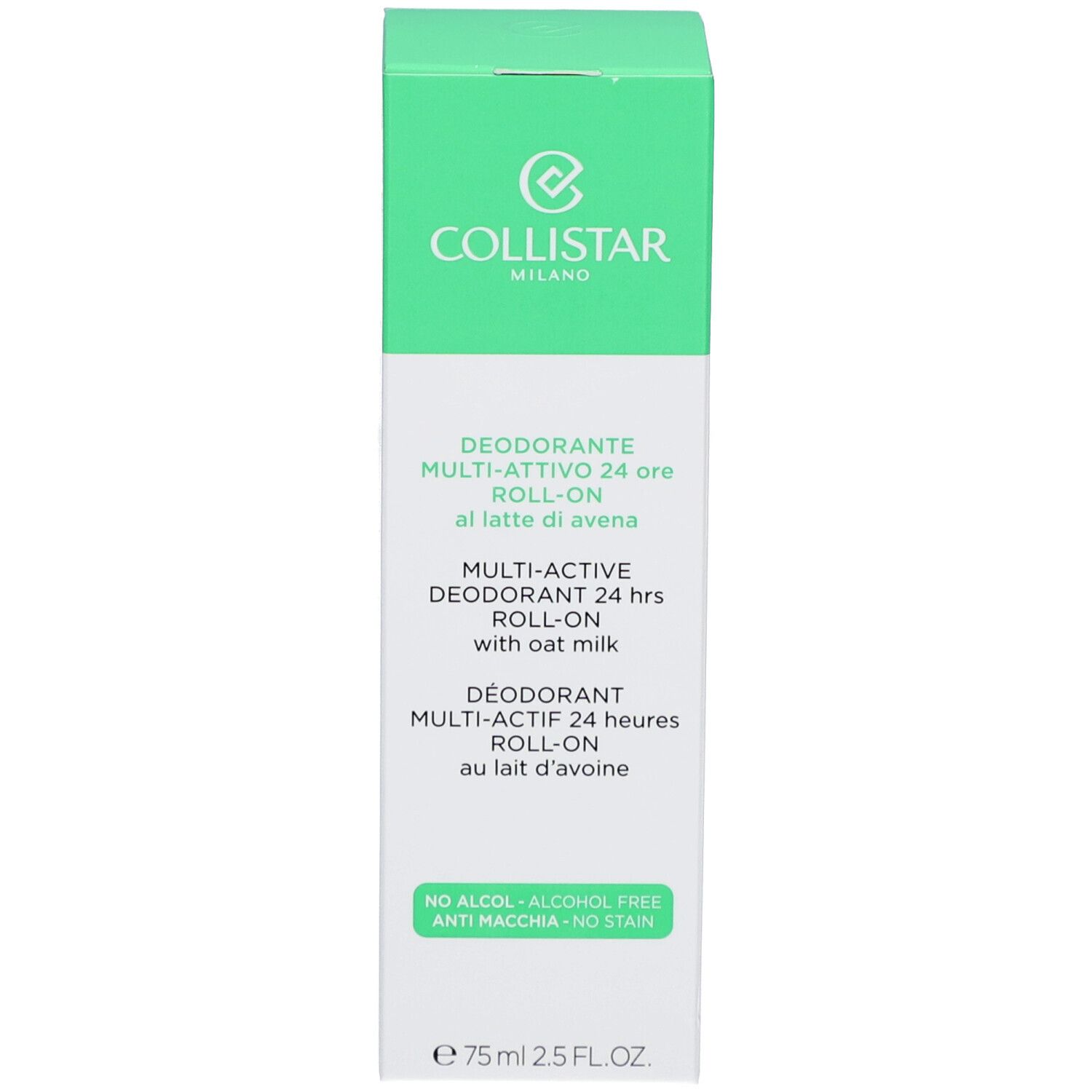 Collistar Déodorant Multi-Actif 24 Heures Roll-on au lait d'avoine