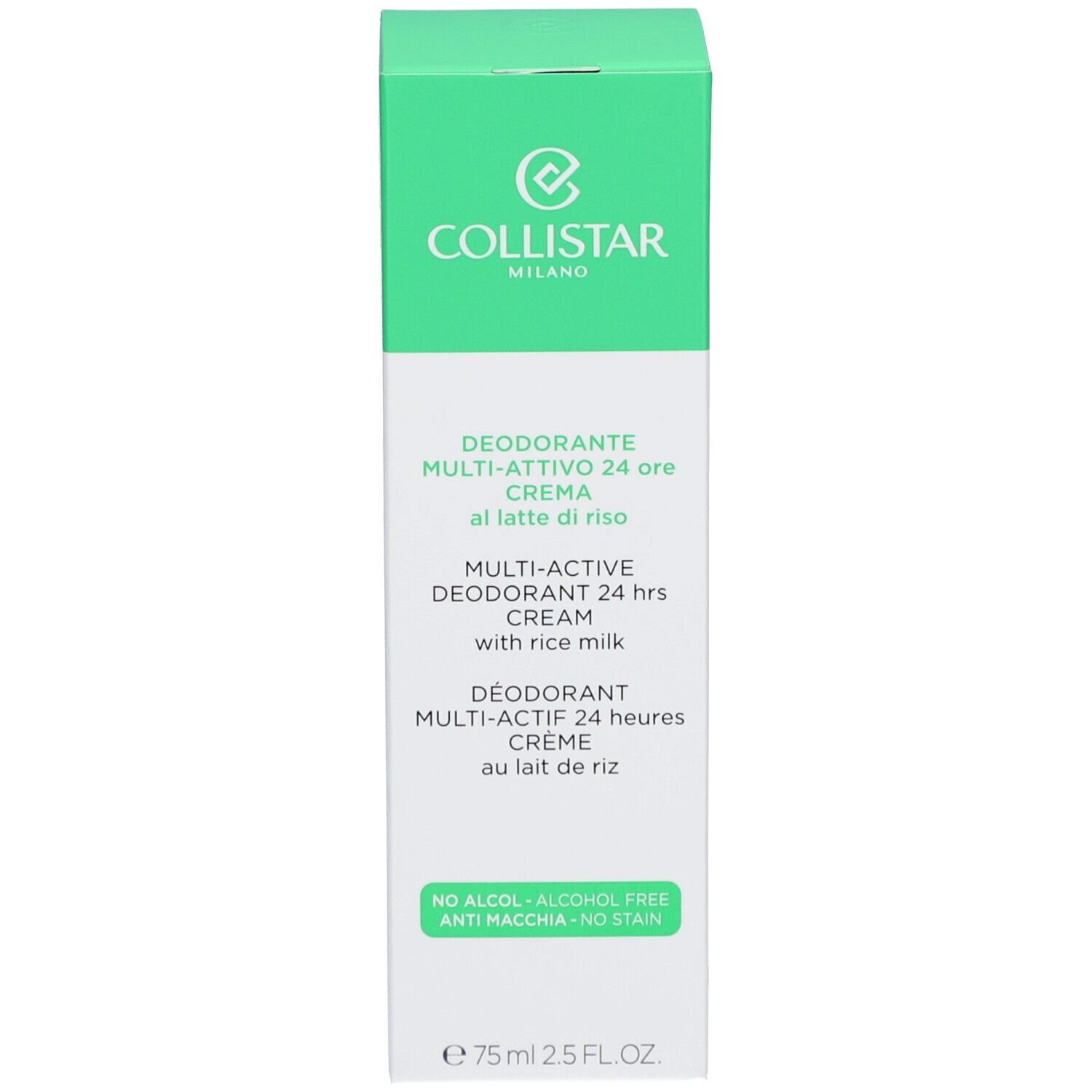 Collistar Déodorant Multi-Actif 24 heures Crème