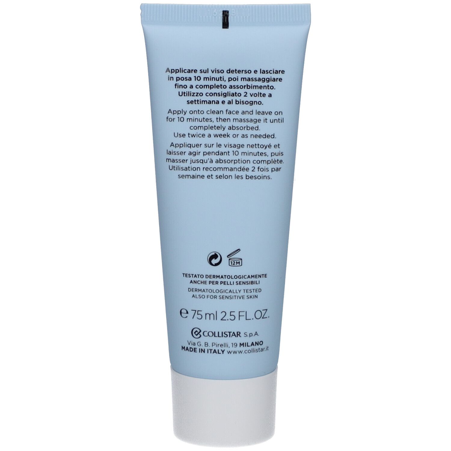 Collistar Cica-Masque Acide Hyaluronique + Madecassoside