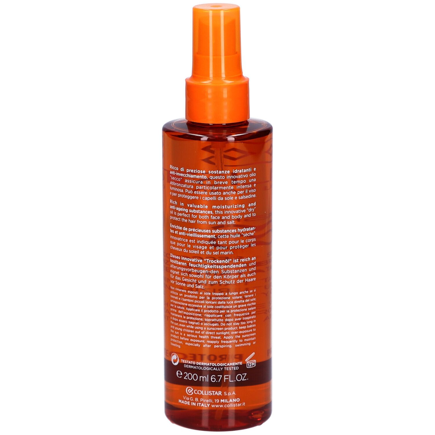 Collistar Huile Sèche Superbronzante Hydratante SPF 6