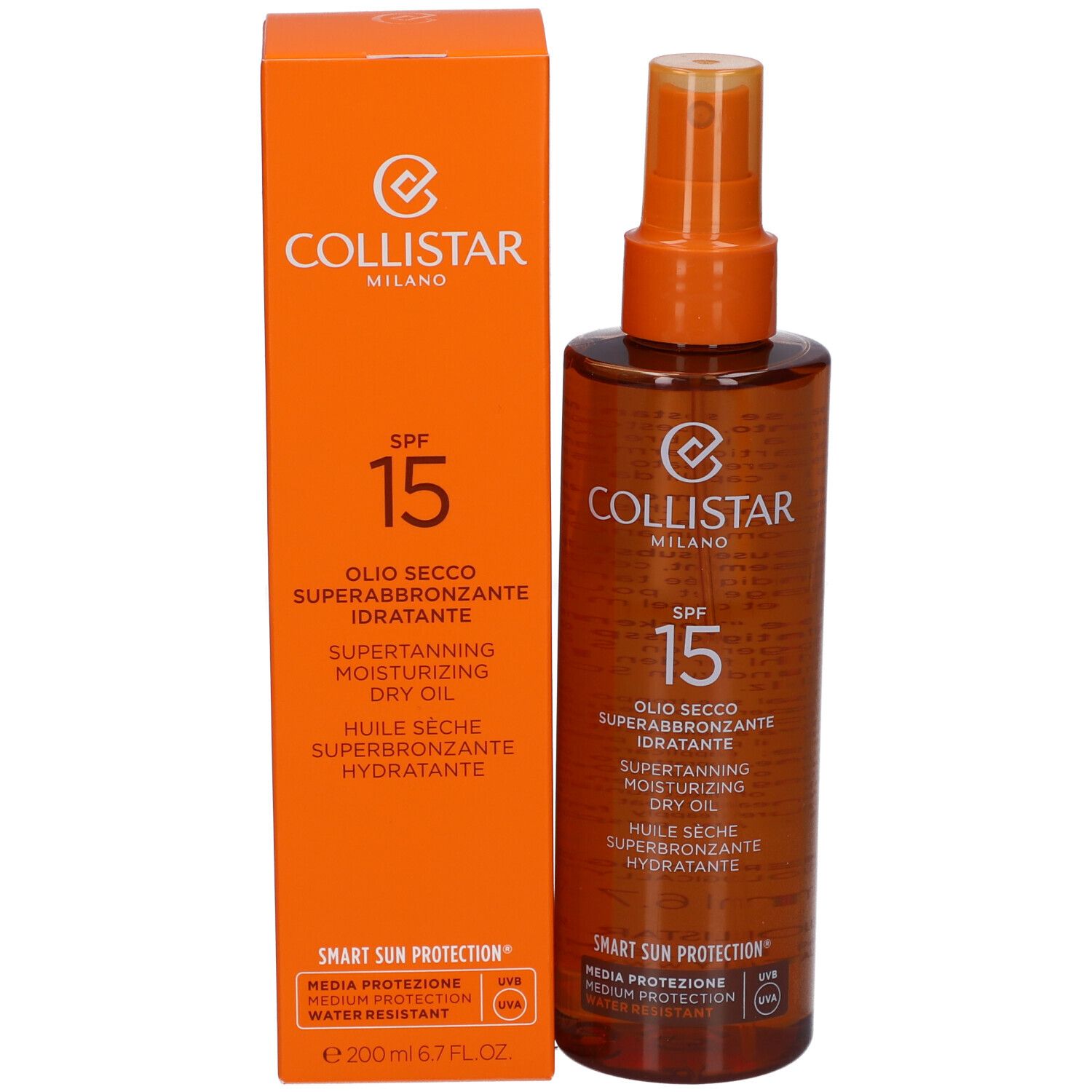 Collistar Huile Sèche Superbronzante Hydratante SPF 15