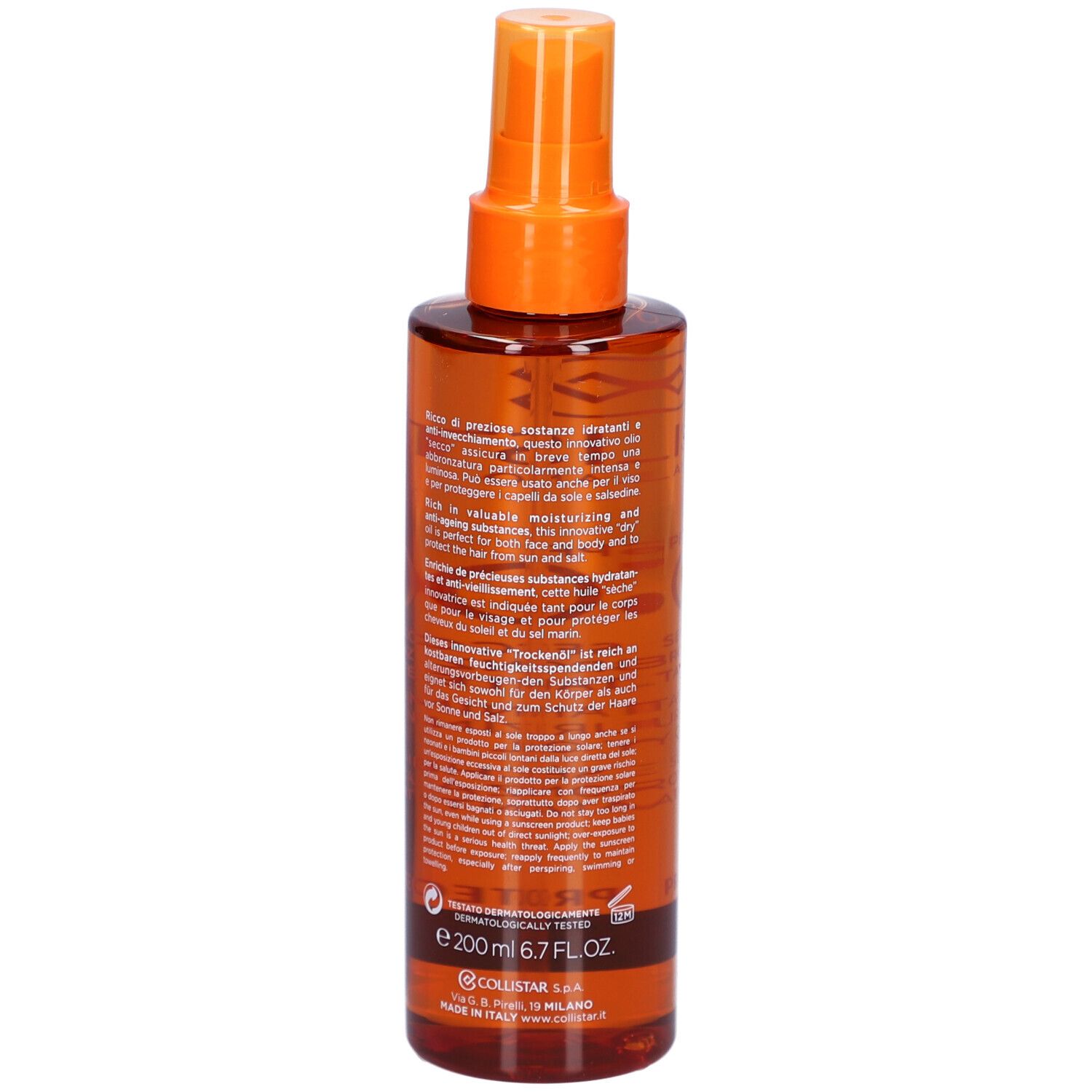 Collistar Huile Sèche Superbronzante Hydratante SPF30