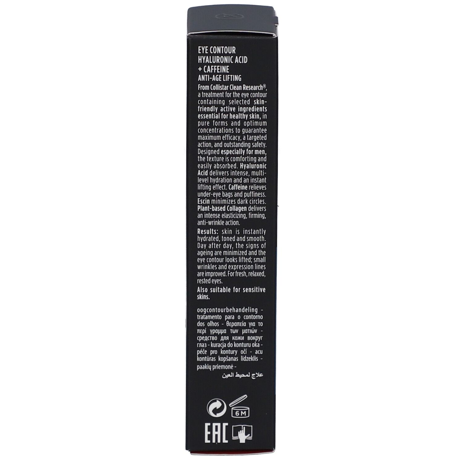 Collistar Men Contour Yeux Acide Hyaluronique + Caféine