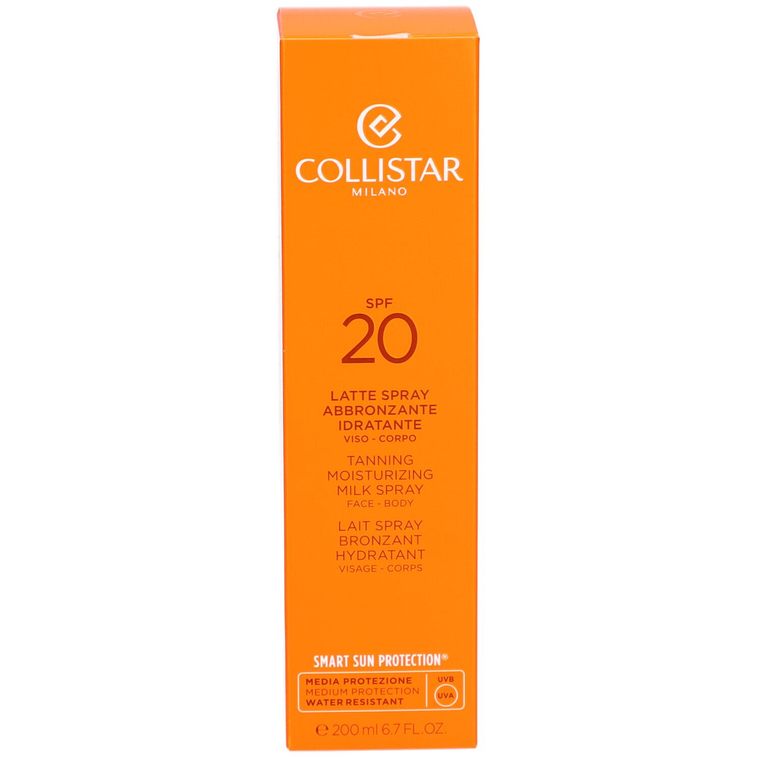 Collistar Lait Spray Bronzant Hydratant SPF 20