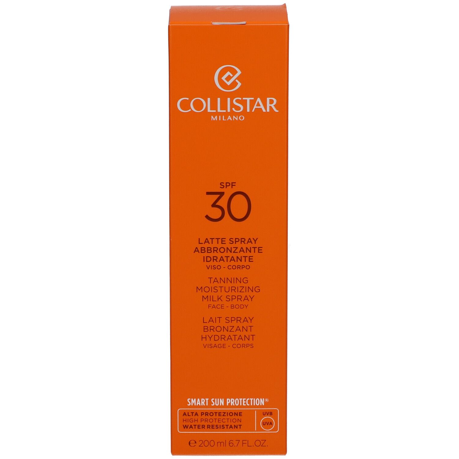Collistar Lait Spray Bronzant Hydratant SPF 30