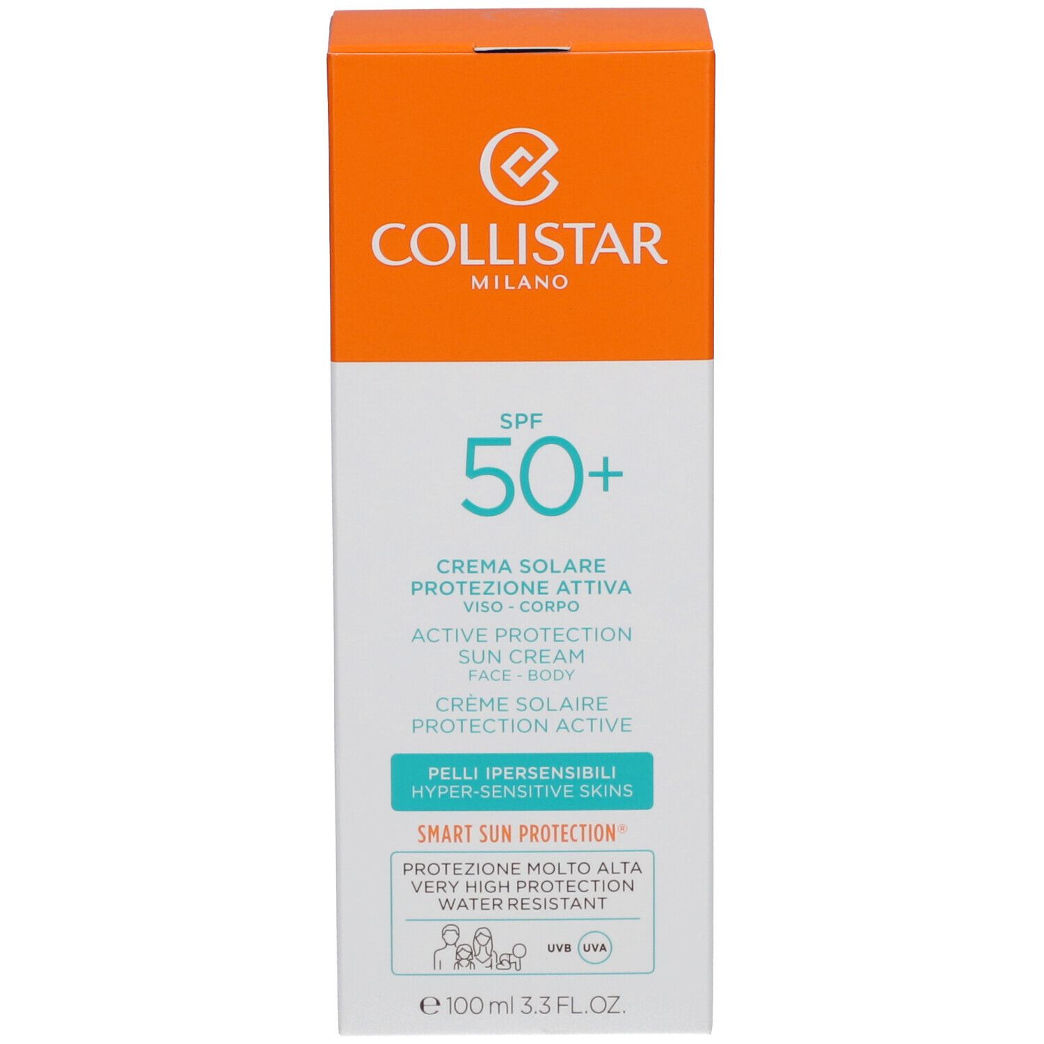 Collistar Active Protection Sun Cream Face - Body SPF50